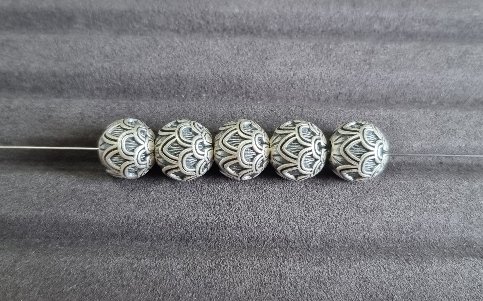 Lotus Flower Sphere in S999 Silver - Bleus Vault.C
