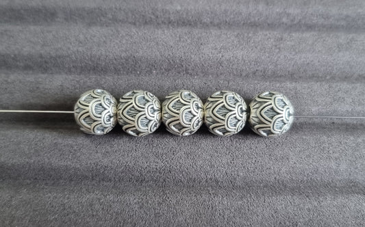 Lotus Flower Sphere in S999 Silver - Bleus Vault.C