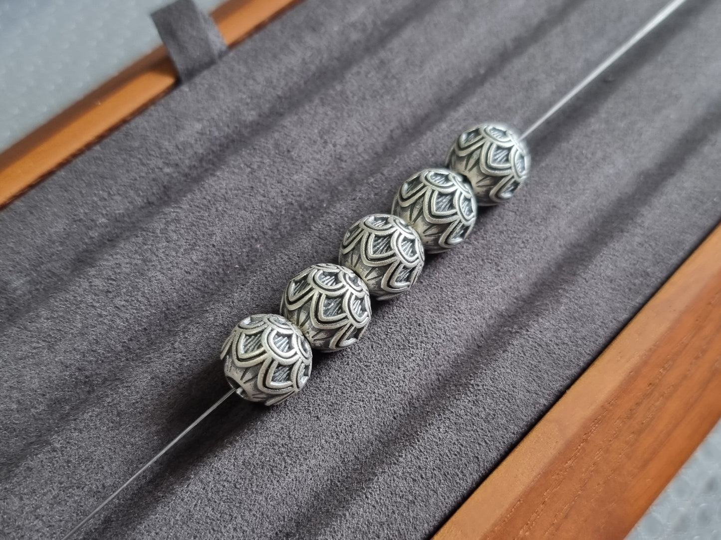 Lotus Flower Sphere in S999 Silver - Bleus Vault.C