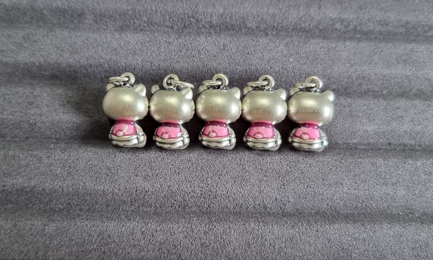 Hello Kitty with Loops S999 Silver - Bleus Vault.C