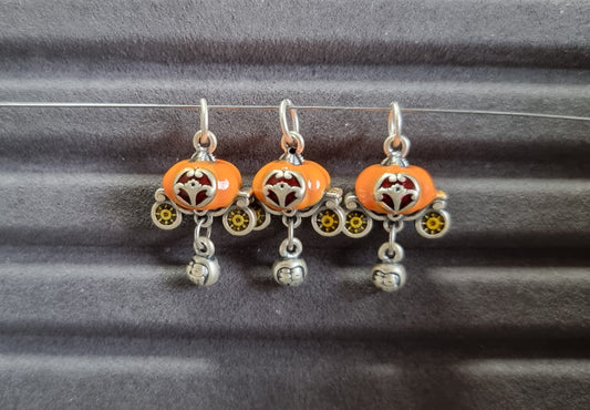 Pumpkin Carriage with Loops  S999 Silver - Bleus Vault.C