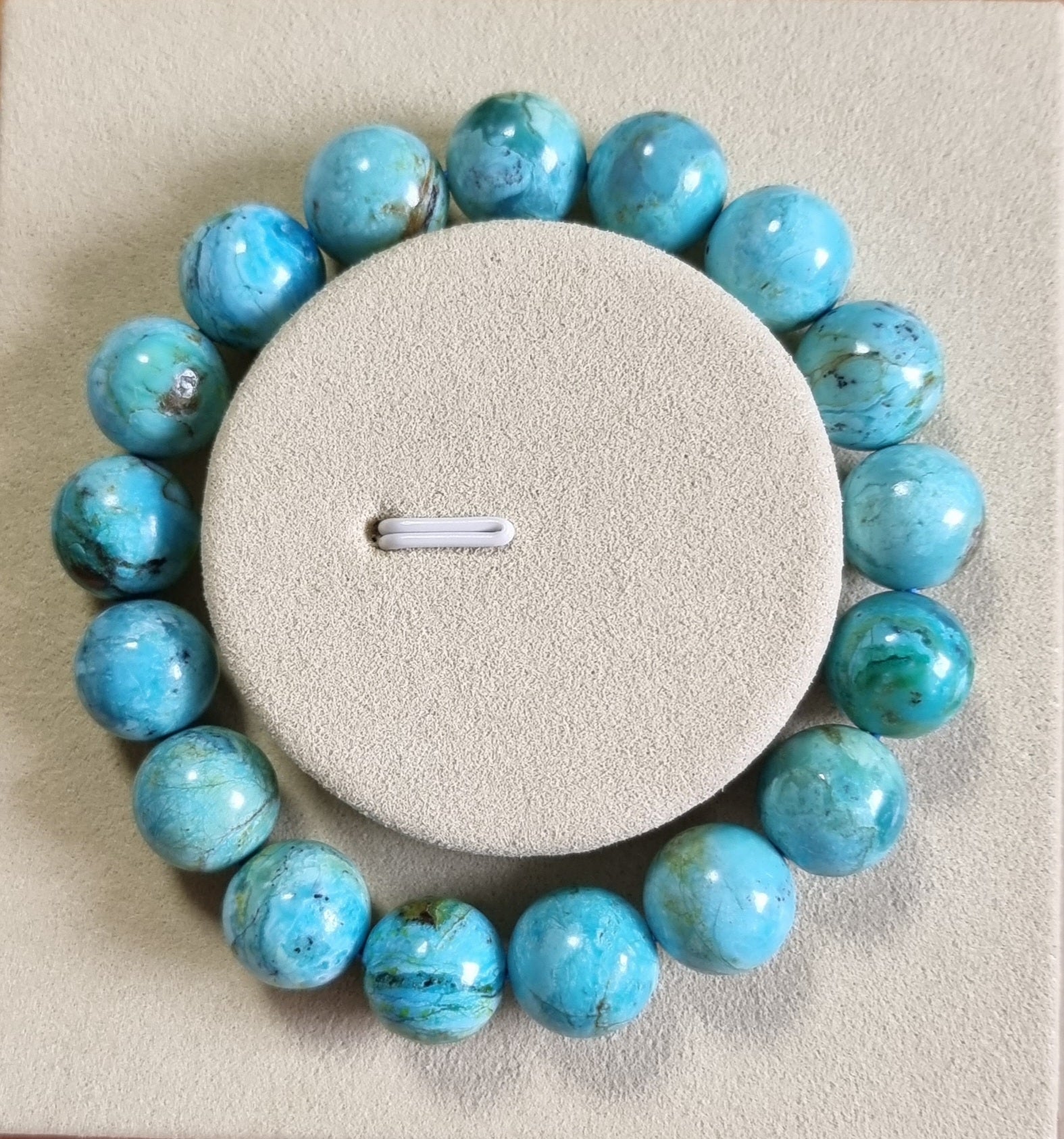 Chrysocolla 12.8, 14 & 15mm 凤凰松 - Bleus Vault.C