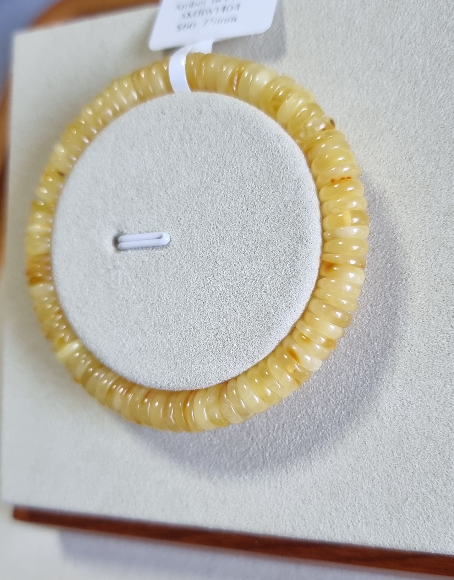 Amber Disc 7.5mm 蜜蜡 - Bleus Vault.C