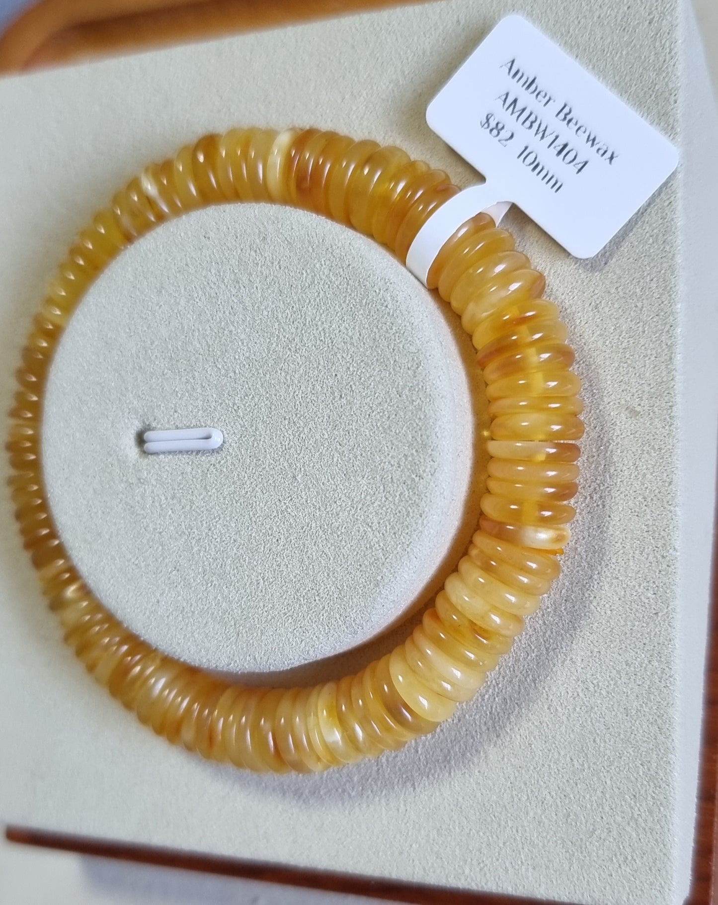 Amber Disc 10mm 蜜蜡 - Bleus Vault.C
