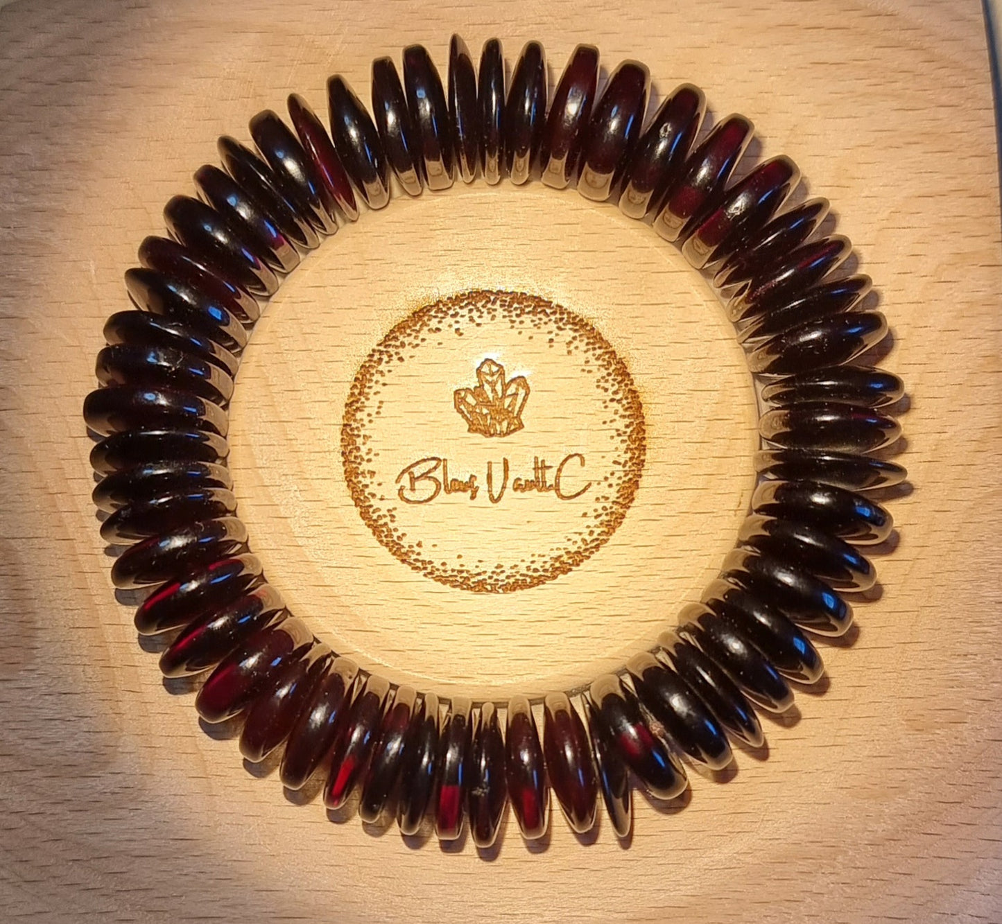 Red Amber, aka Blood Amber (Premium Grade) w Certification 13.5mm 血珀 - Bleus Vault.C