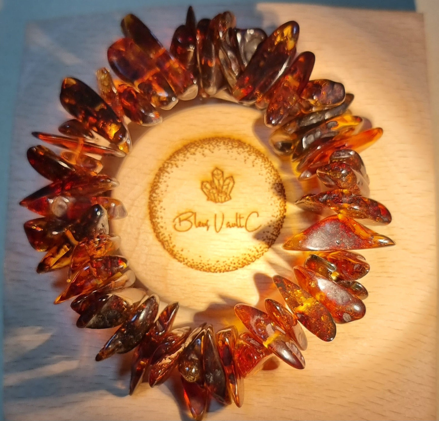 Flower Amber Free Form 花珀 - Bleus Vault.C