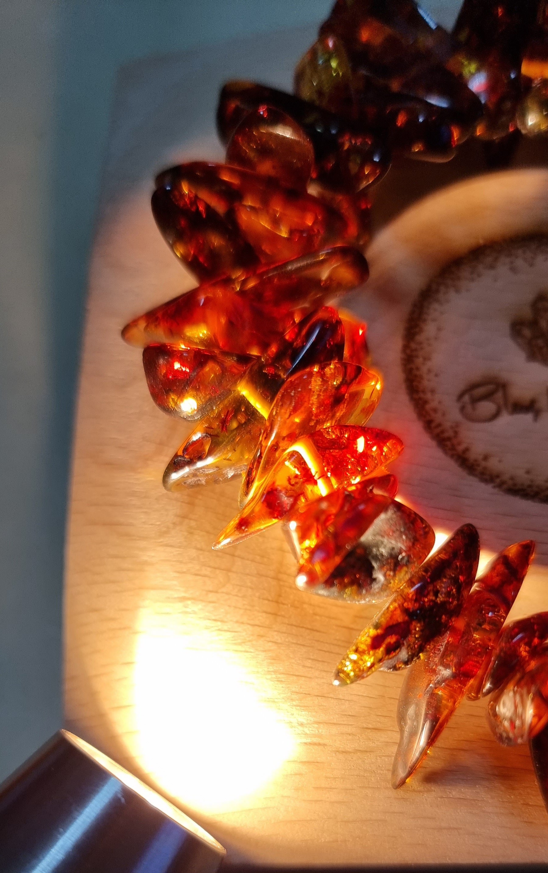 Flower Amber Free Form 花珀 - Bleus Vault.C