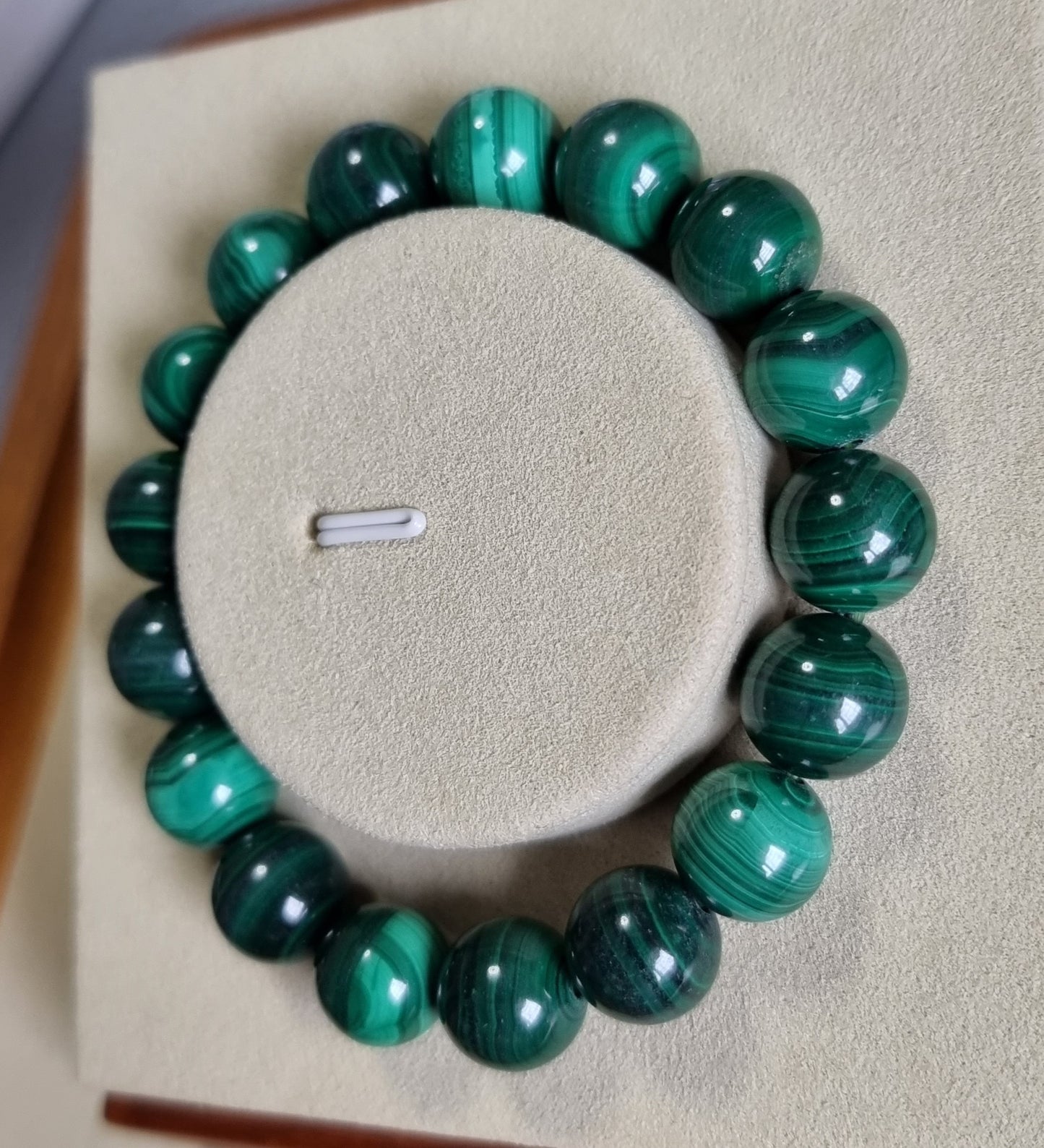 Malachite (Premium Grade) w Certification 12.4mm 孔雀石 - Bleus Vault.C