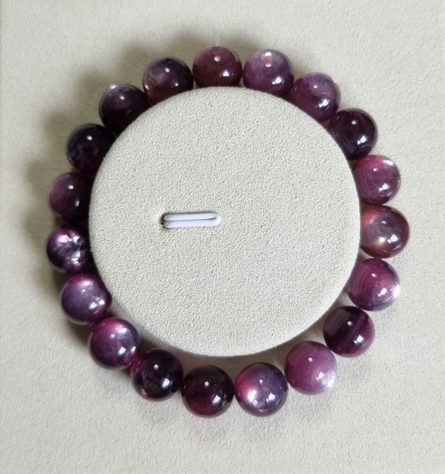 Lepidolite Purple Red (Premium Grade)10.5mm 紫锂云母 - Bleus Vault.C
