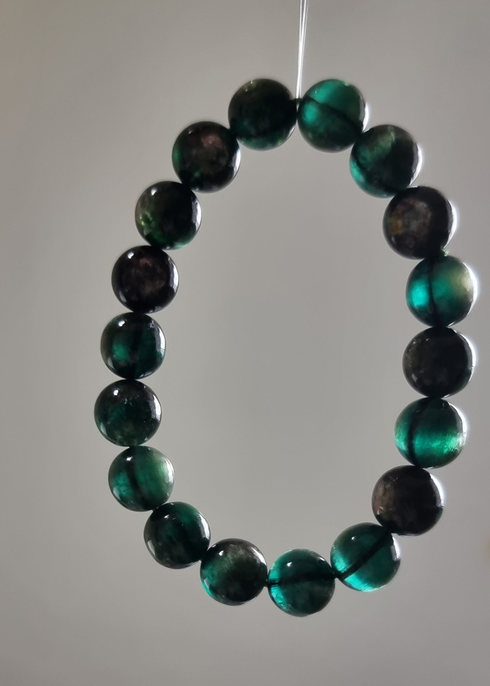 Devil Green Lepidolite (Top Premium Grade) 11.2mm 祖母绿 - Bleus Vault.C