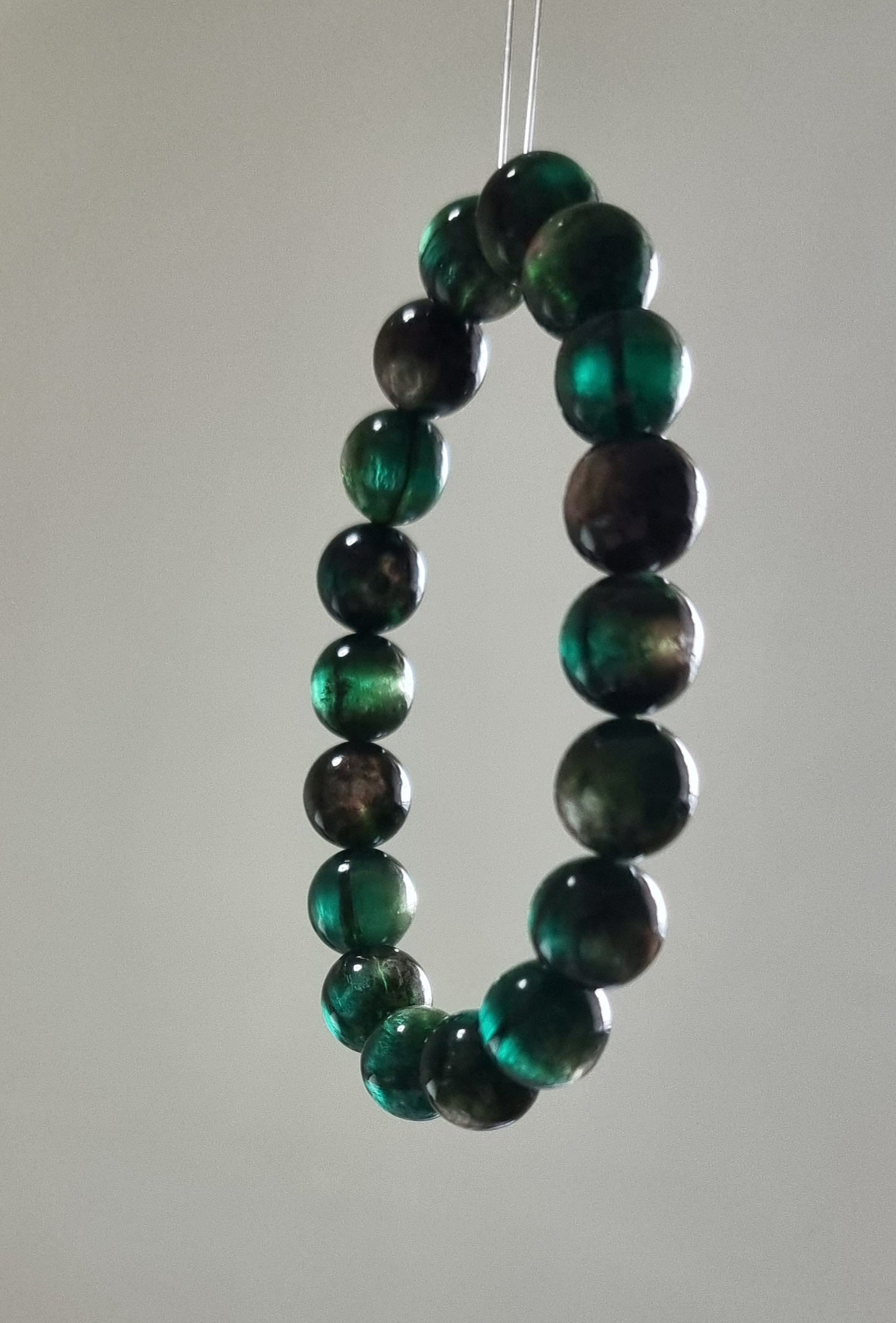 Devil Green Lepidolite (Top Premium Grade) 11.2mm 祖母绿 - Bleus Vault.C