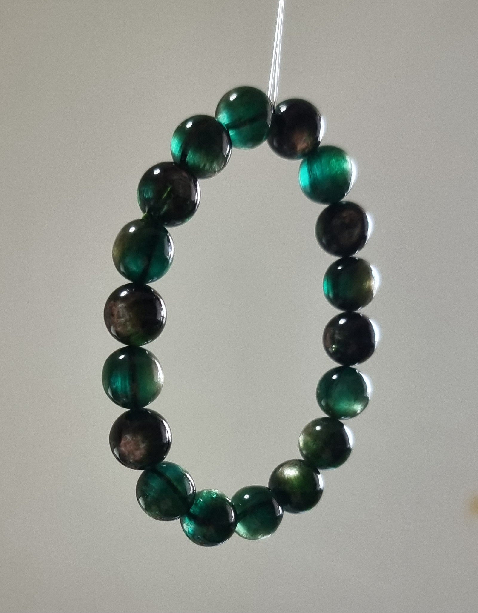 Devil Green Lepidolite (Top Premium Grade) 11.2mm 祖母绿 - Bleus Vault.C