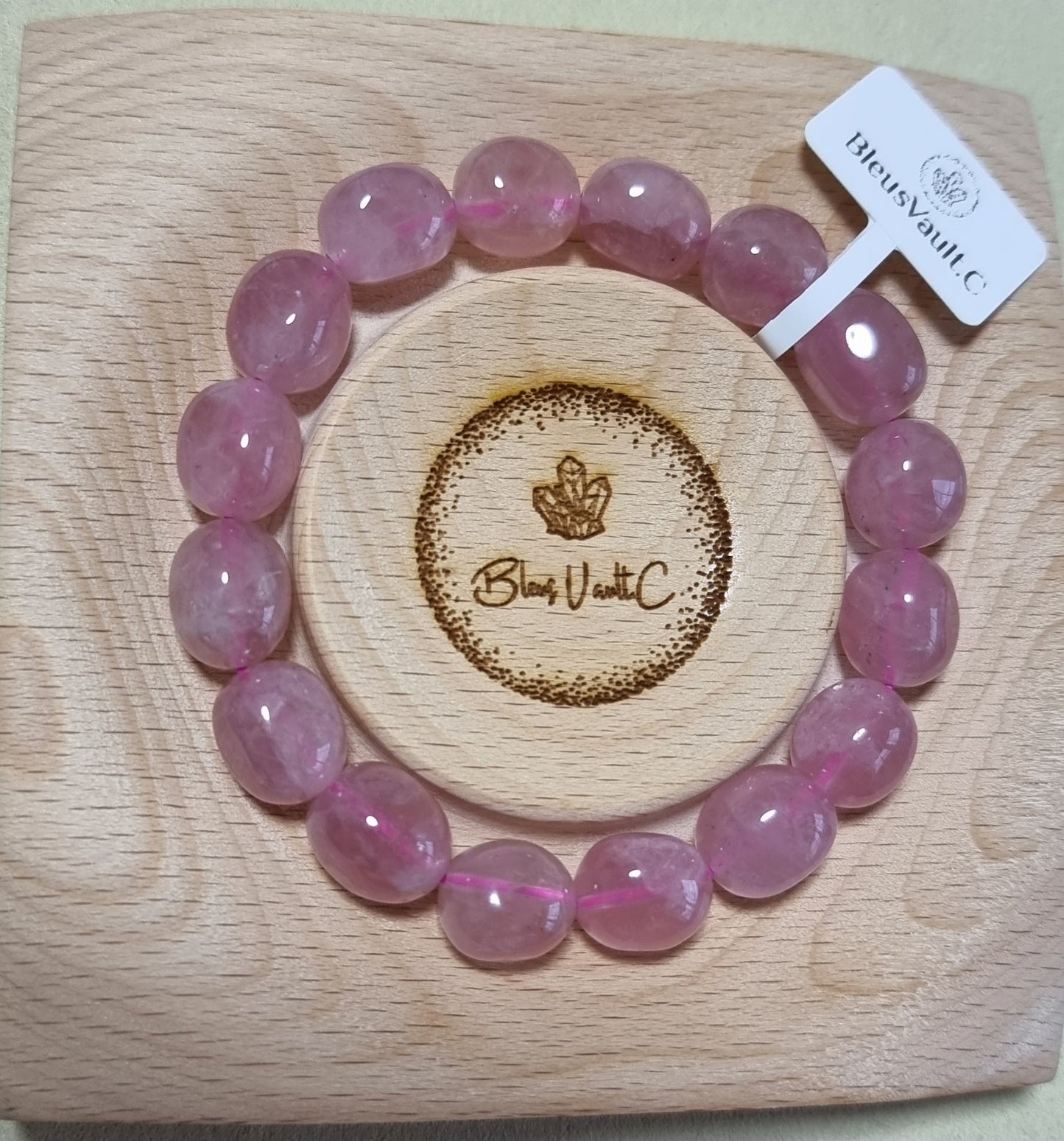 Rose Quartz Oblate Purplish 马粉晶 - Bleus Vault.C