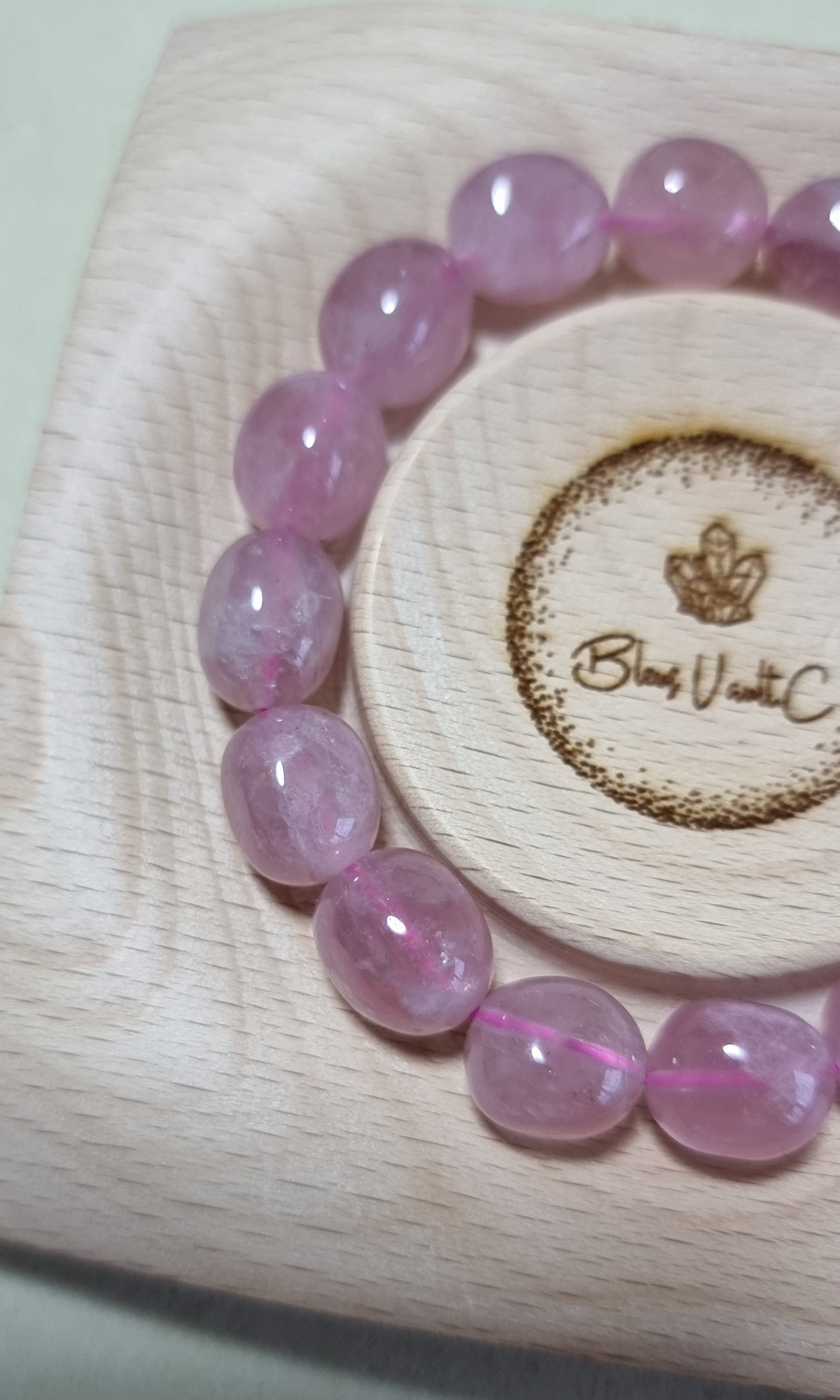 Rose Quartz Oblate Purplish 马粉晶 - Bleus Vault.C