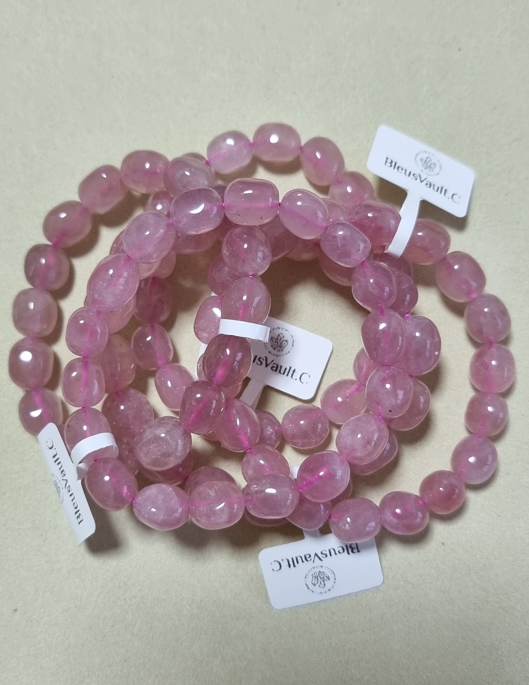 Rose Quartz Oblate Purplish 马粉晶 - Bleus Vault.C