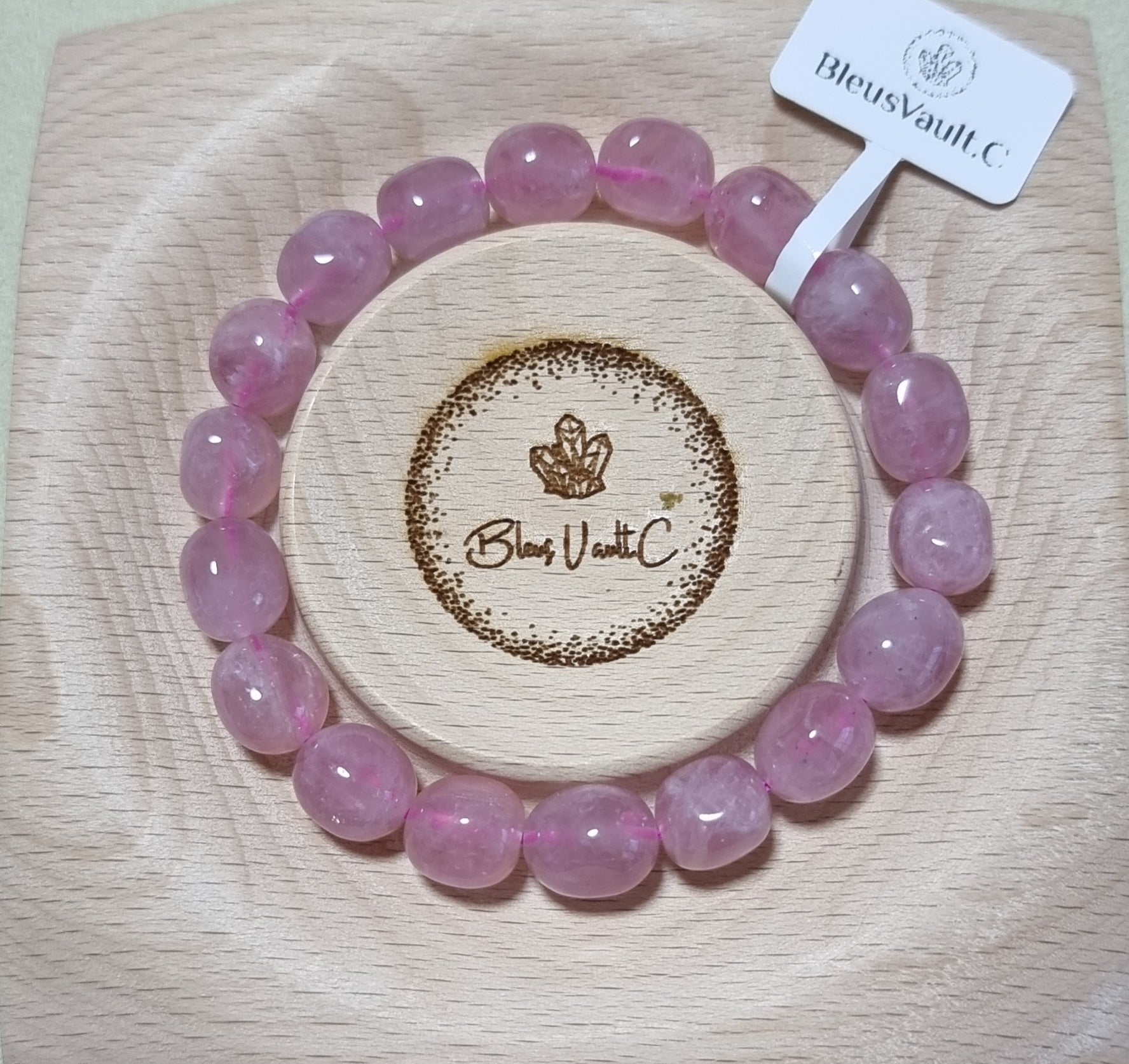 Rose Quartz Oblate Purplish 马粉晶 - Bleus Vault.C