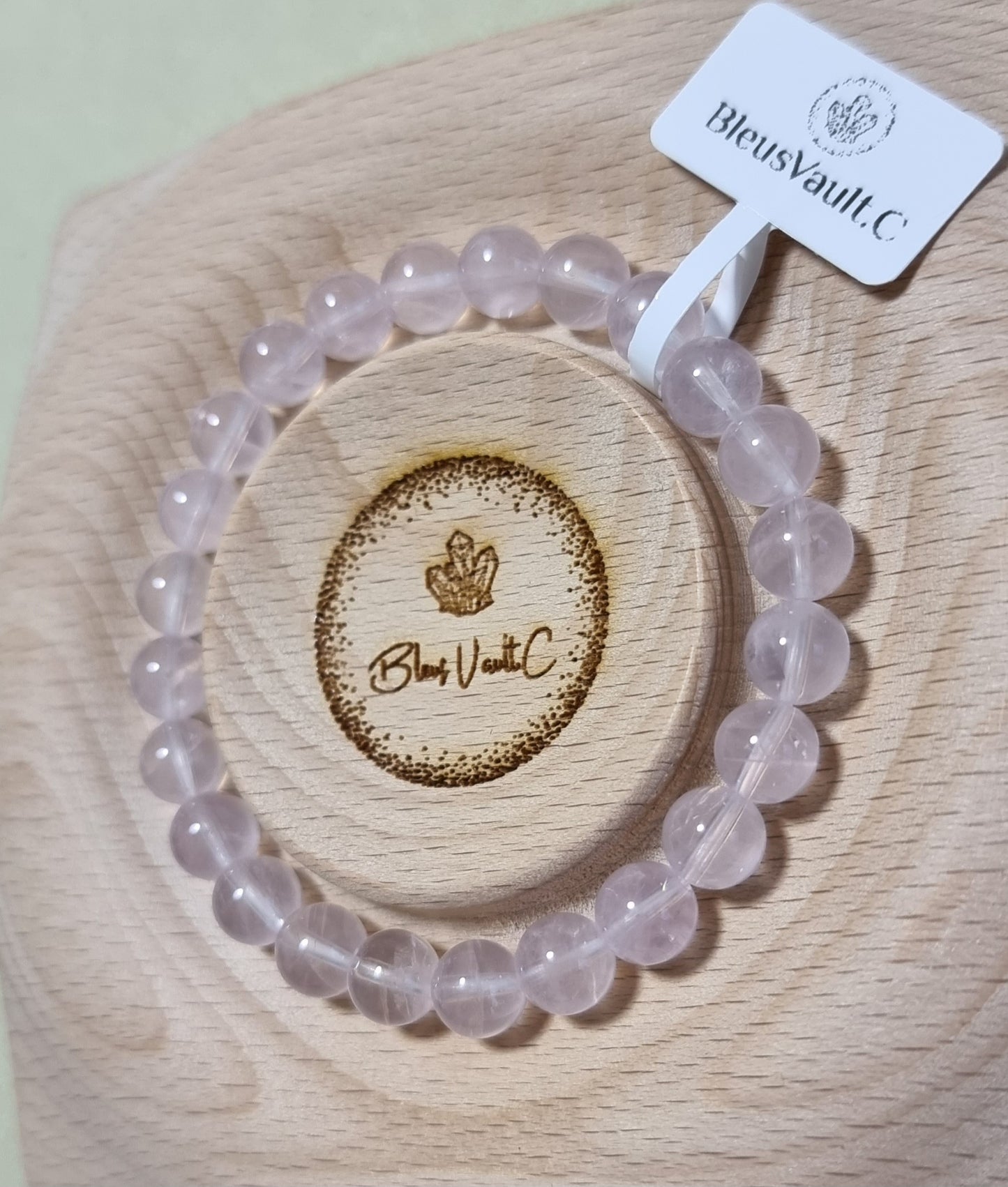 Rose Quartz 8mm 粉晶 - Bleus Vault.C
