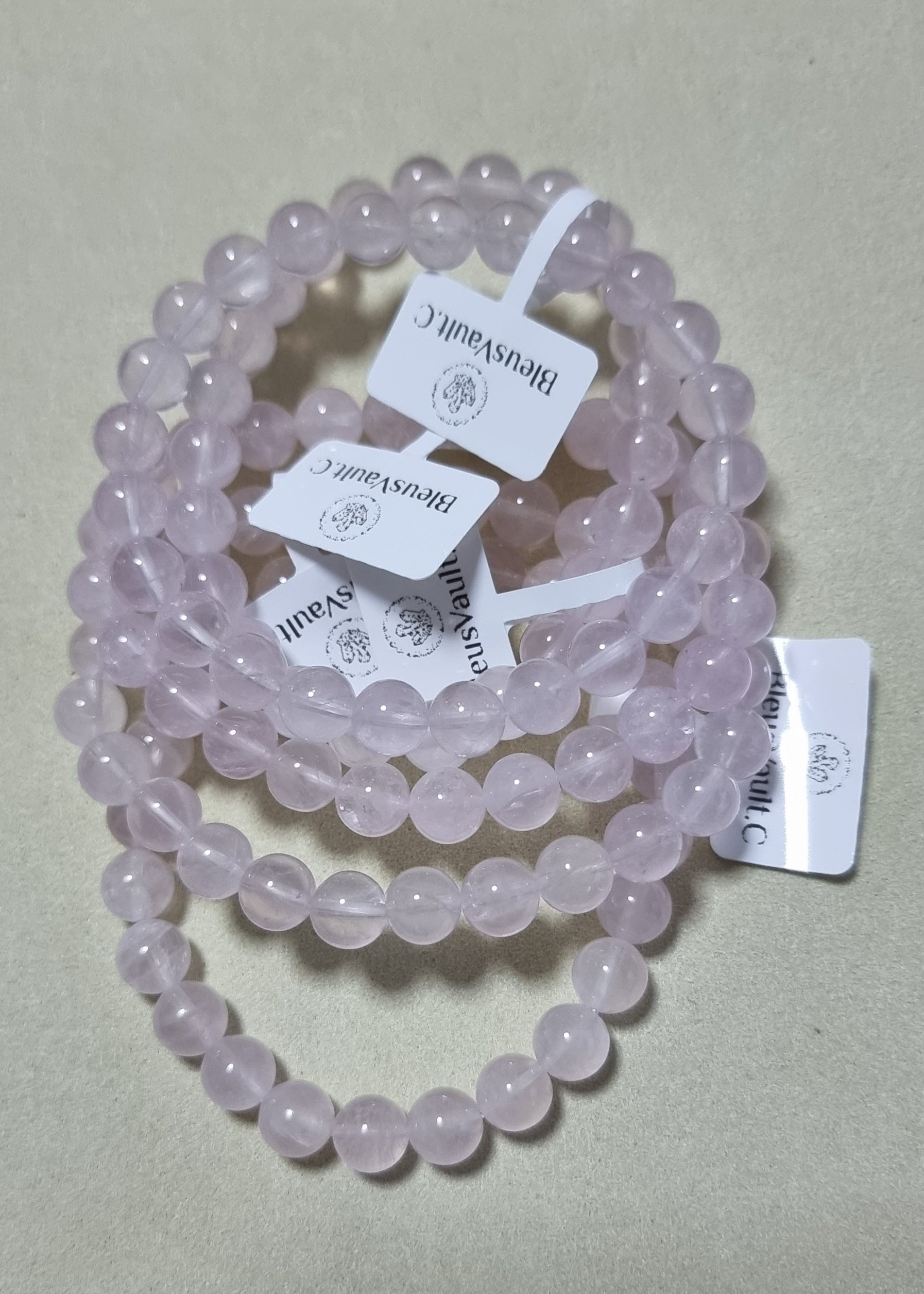 Rose Quartz 8mm 粉晶 - Bleus Vault.C
