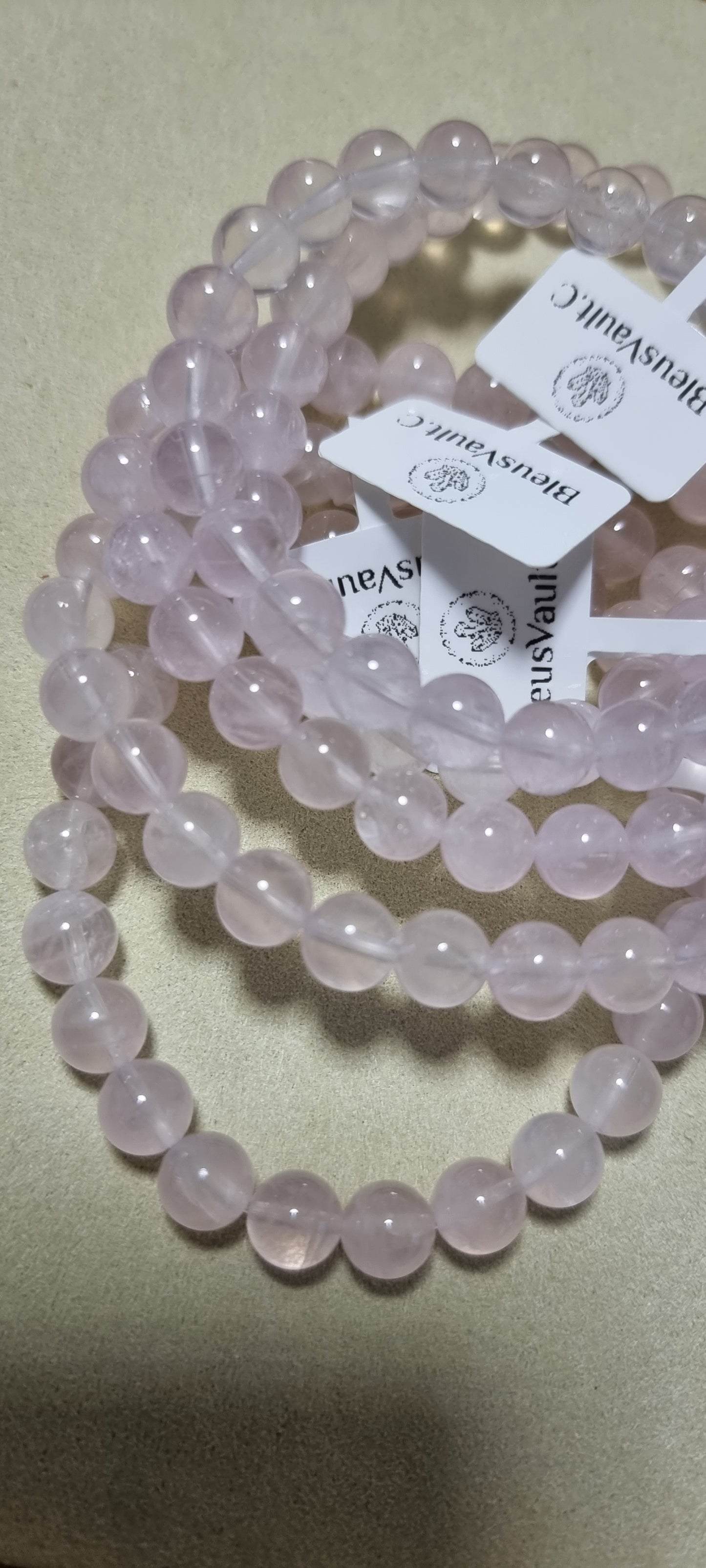 Rose Quartz 8mm 粉晶 - Bleus Vault.C