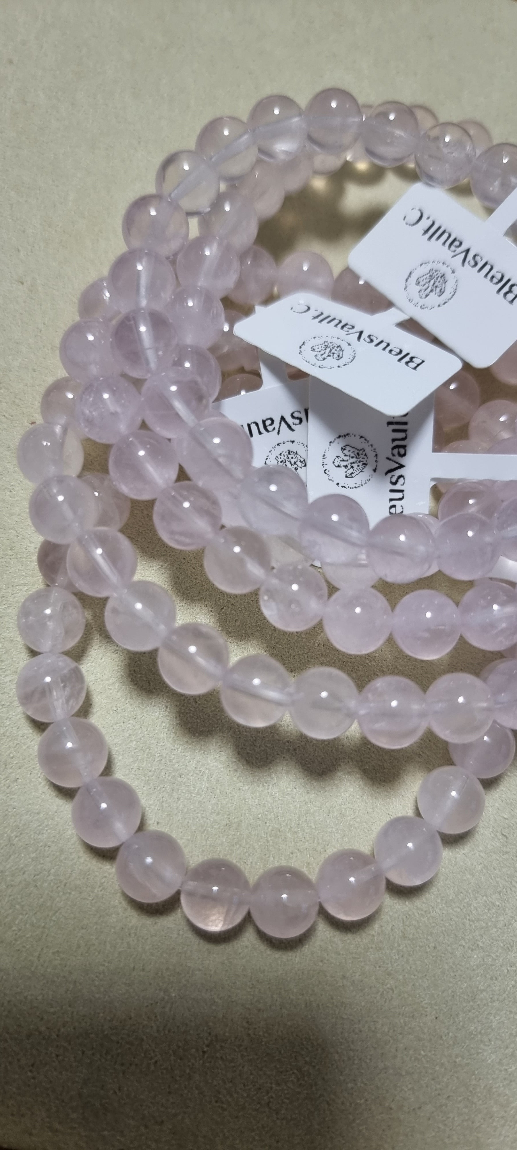 Rose Quartz 8mm 粉晶 - Bleus Vault.C