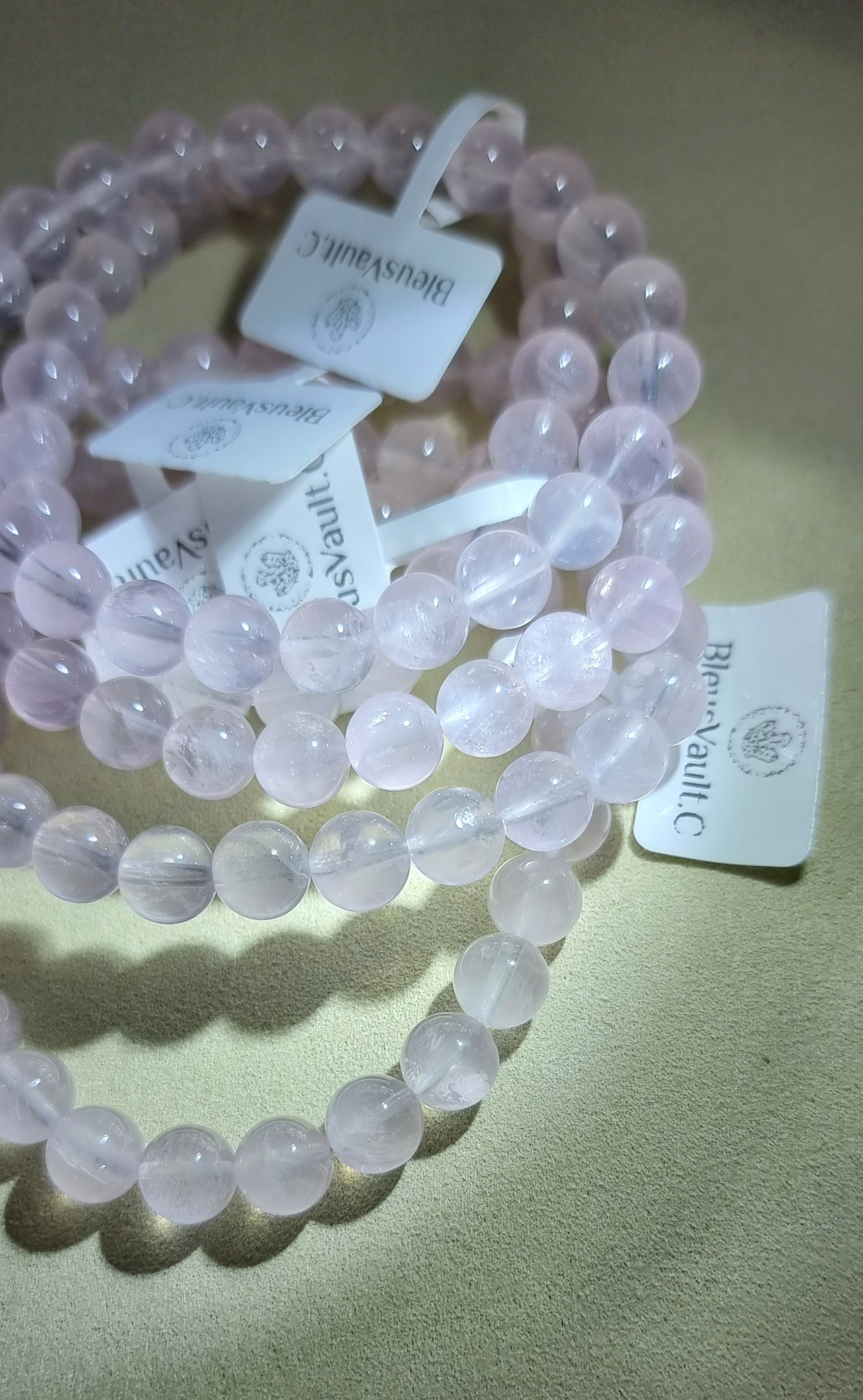 Rose Quartz 8mm 粉晶 - Bleus Vault.C