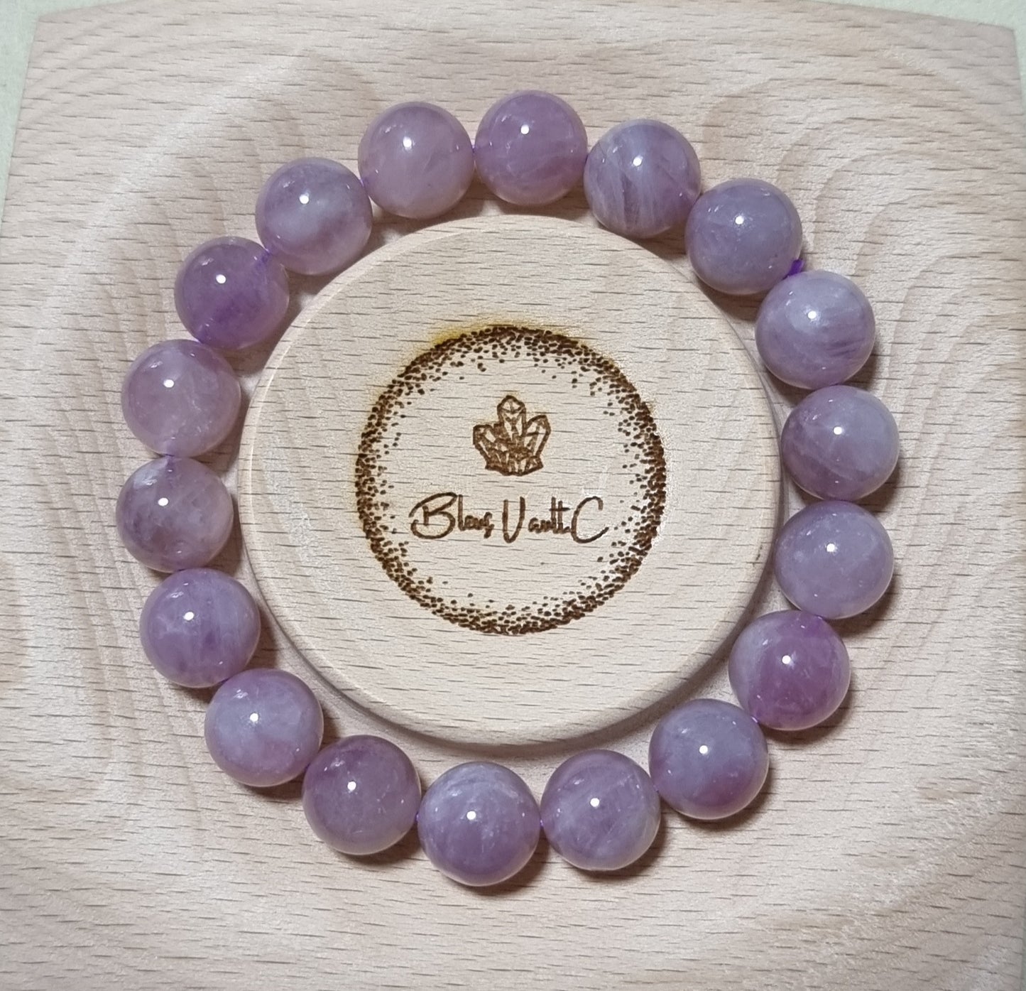 Rose Quartz Purplish 11mm 马粉晶 - Bleus Vault.C