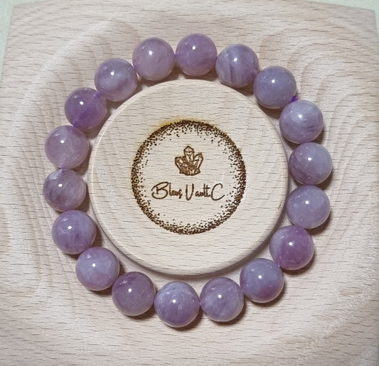 Rose Quartz Purplish 11mm 马粉晶 - Bleus Vault.C