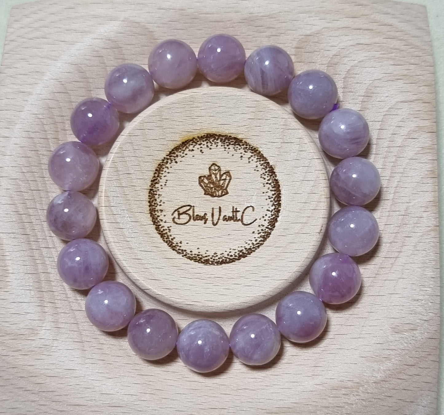 Rose Quartz Purplish 11mm 马粉晶 - Bleus Vault.C