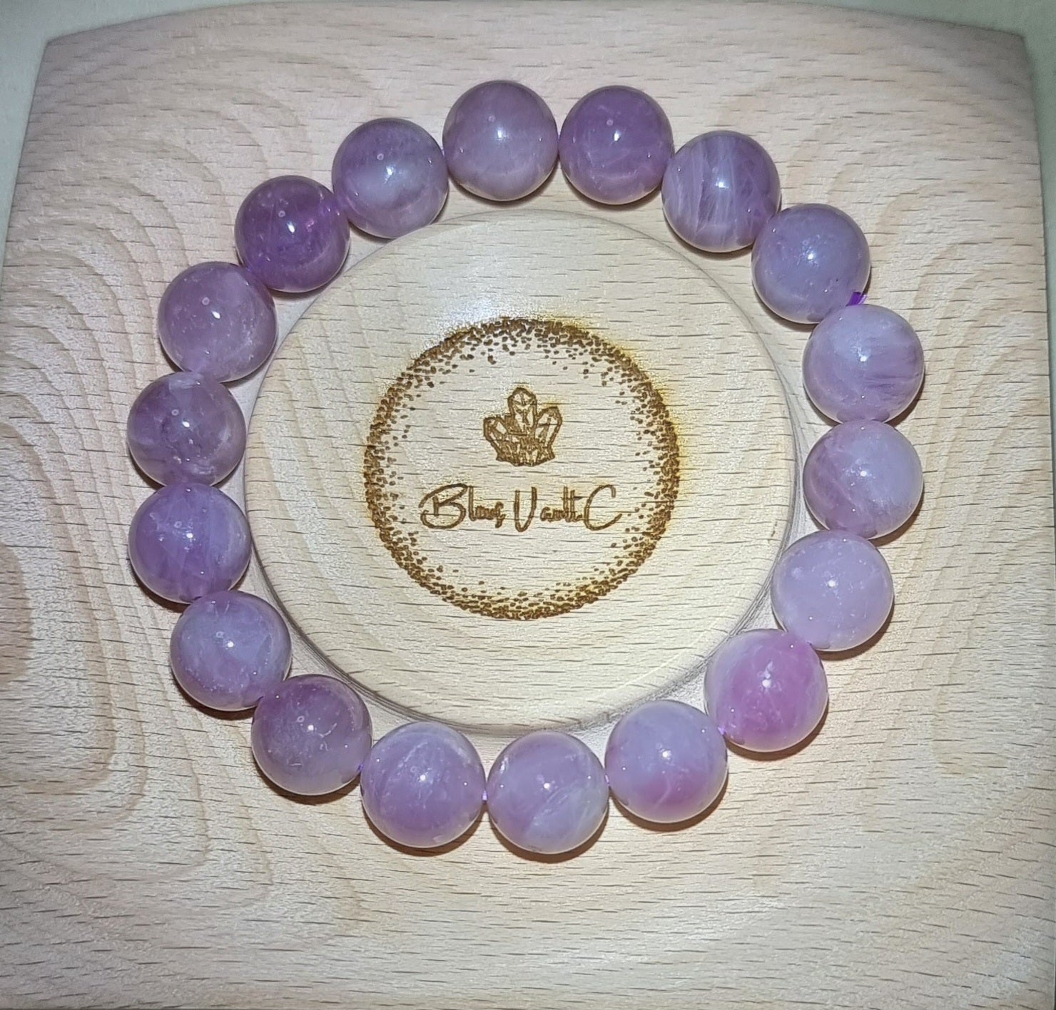 Rose Quartz Purplish 11mm 马粉晶 - Bleus Vault.C