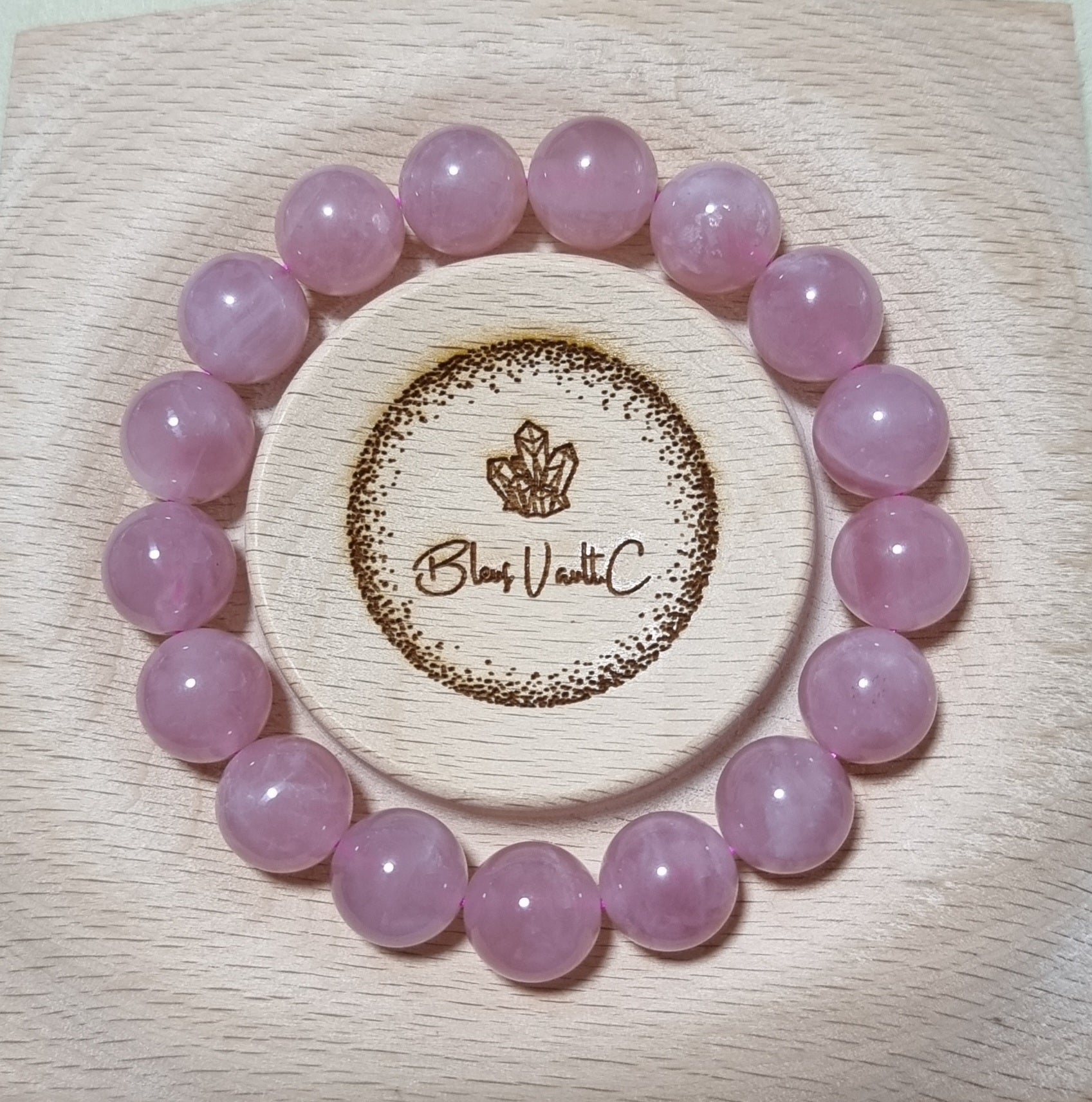 Rose Quartz Pinky 11mm 马粉晶 - Bleus Vault.C