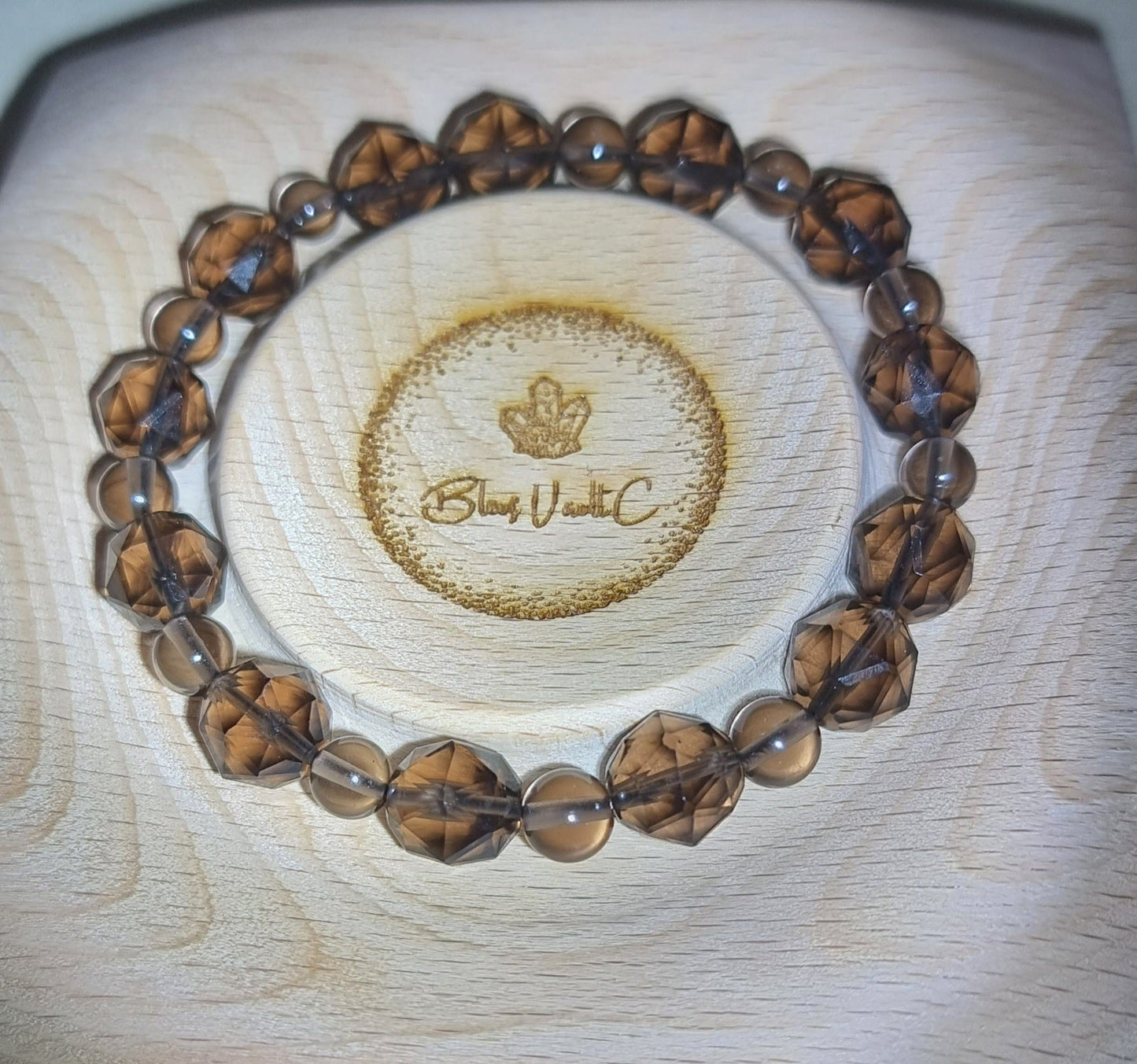 Ice Obsidian Faceted & Round 9.5mm 冰曜石 - Bleus Vault.C