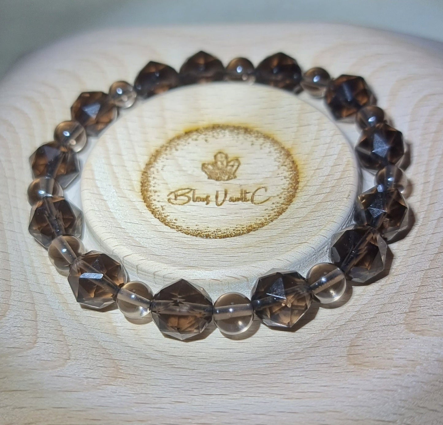 Ice Obsidian Faceted & Round 9.5mm 冰曜石 - Bleus Vault.C