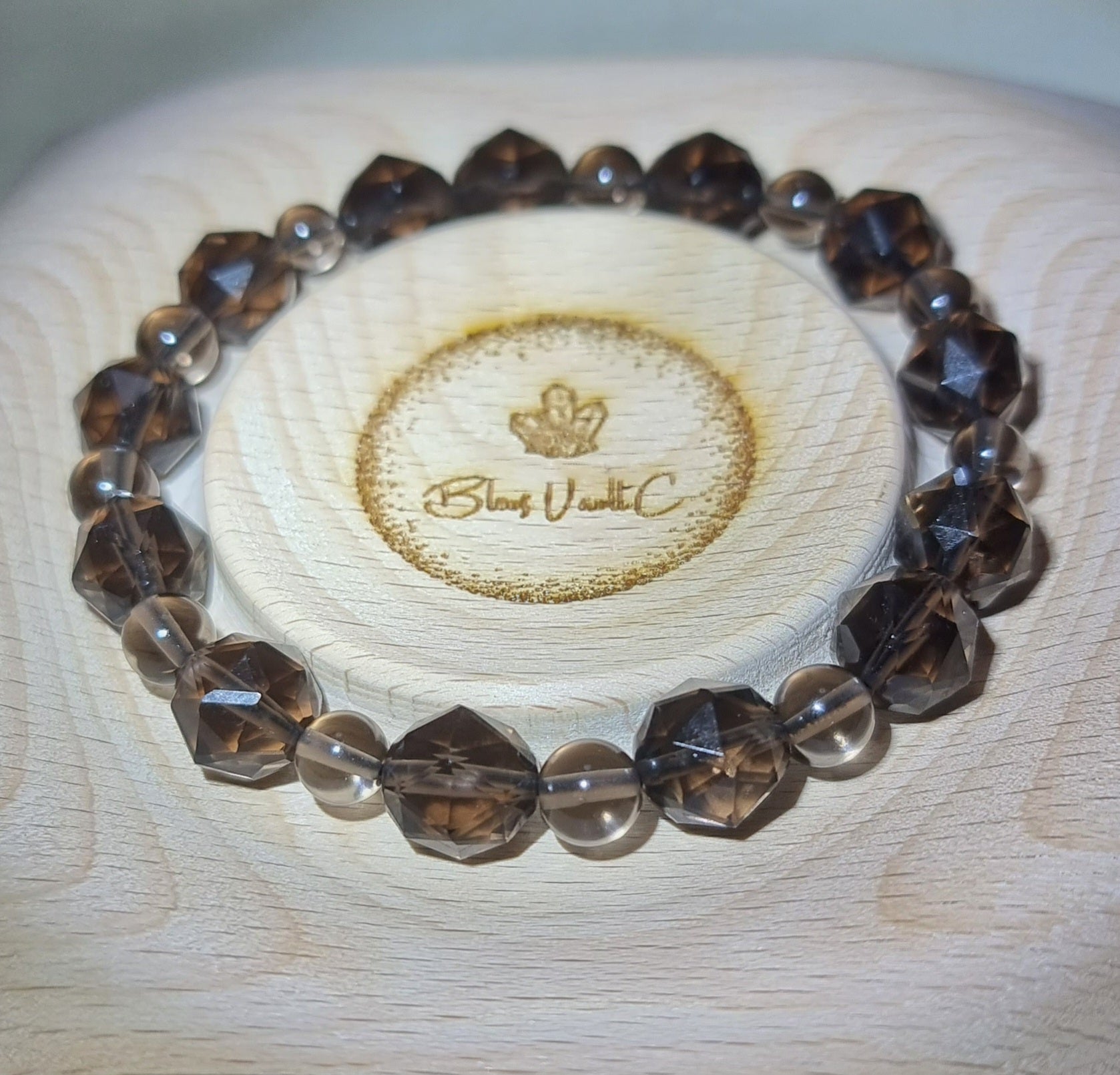 Ice Obsidian Faceted & Round 9.5mm 冰曜石 - Bleus Vault.C