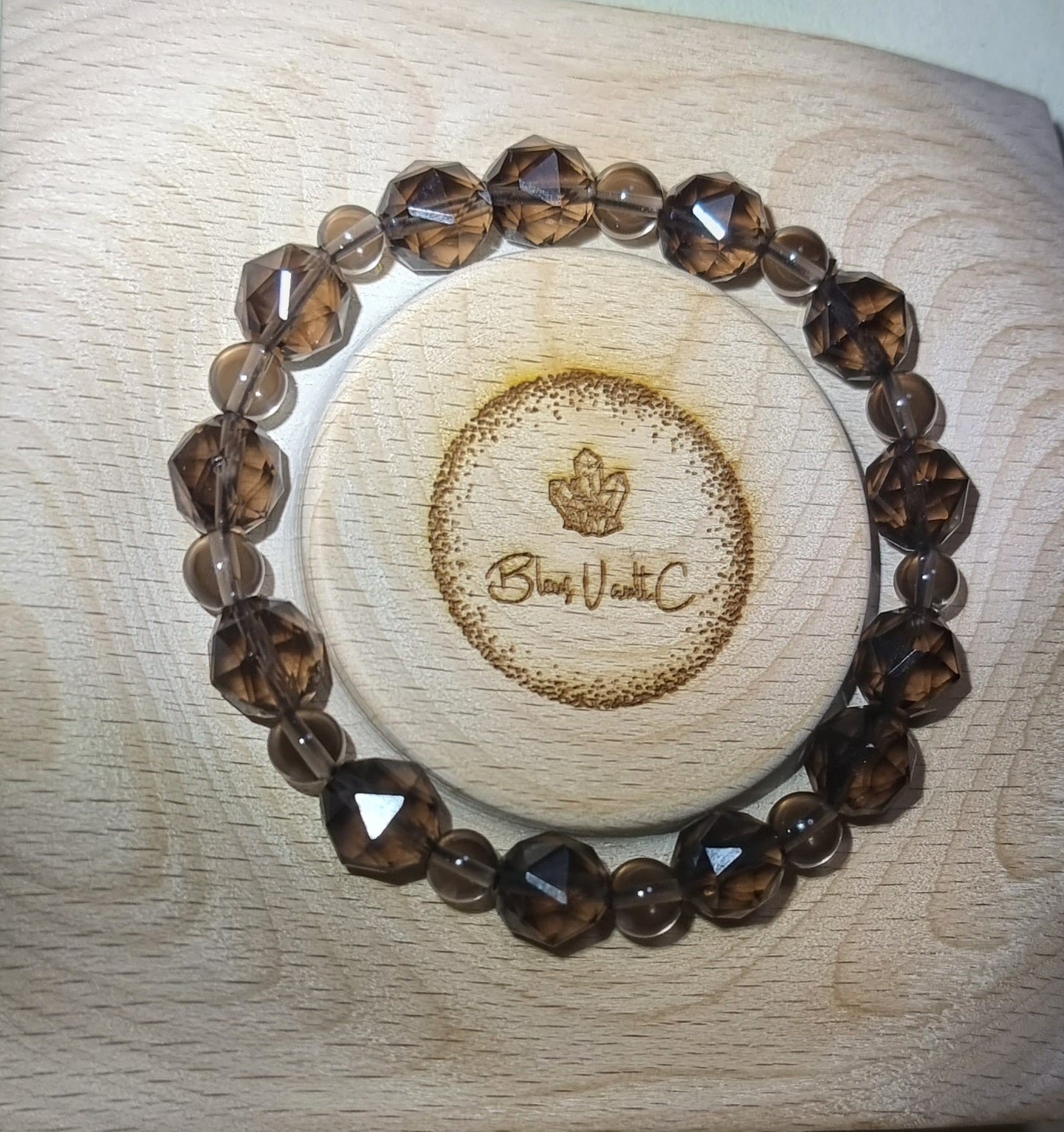 Ice Obsidian Faceted & Round 9.5mm 冰曜石 - Bleus Vault.C