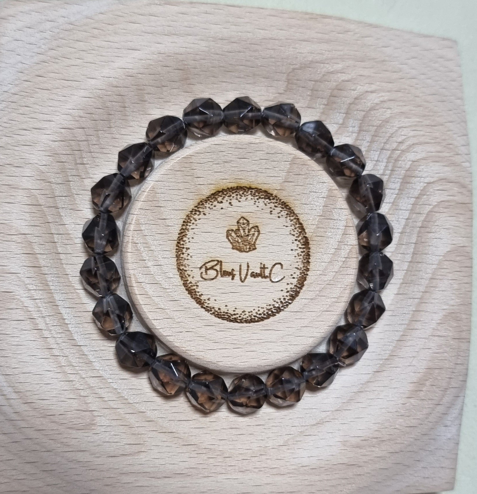 Ice Obsidian Faceted 7.5mm 冰曜石 - Bleus Vault.C