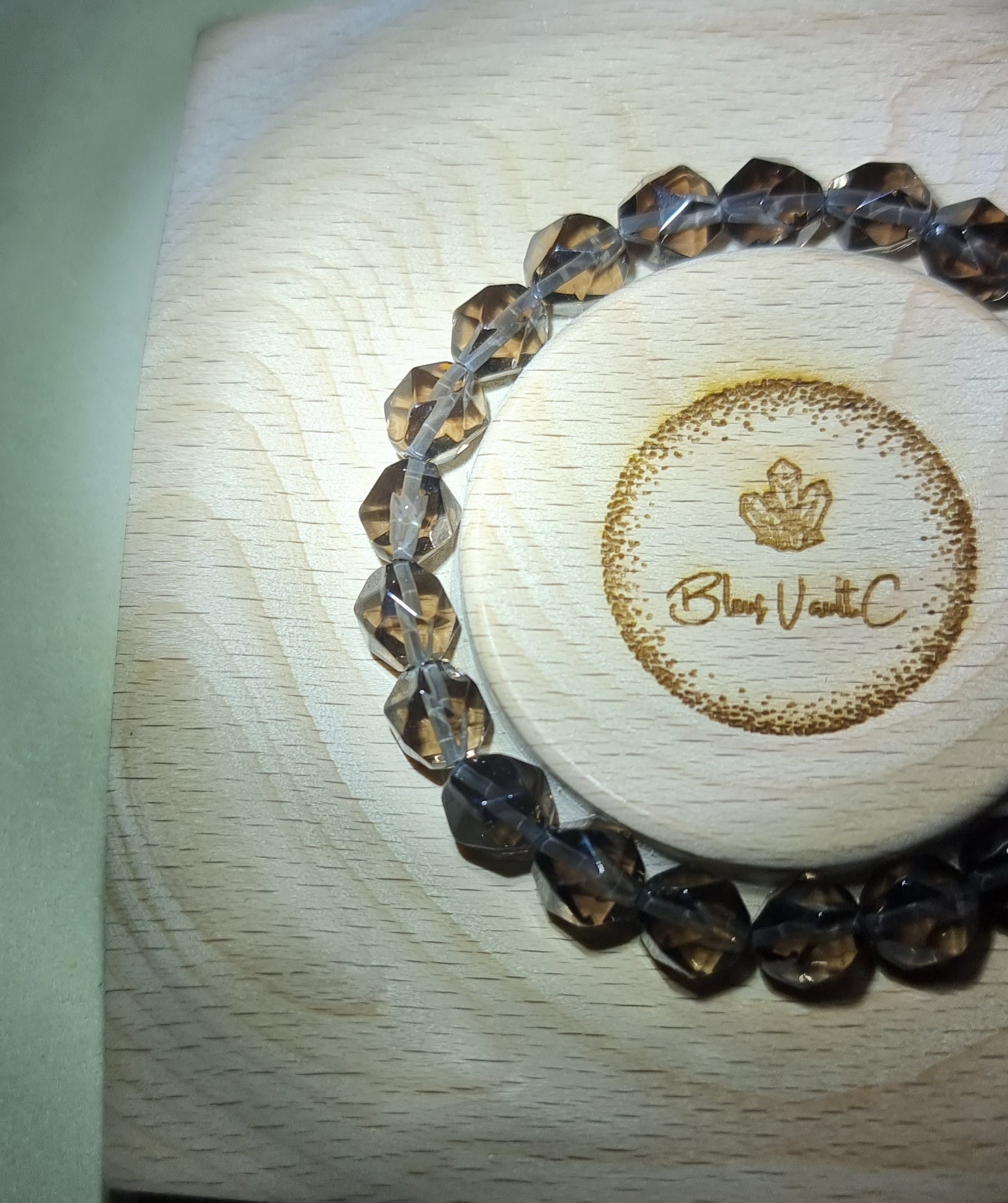 Ice Obsidian Faceted 7.5mm 冰曜石 - Bleus Vault.C
