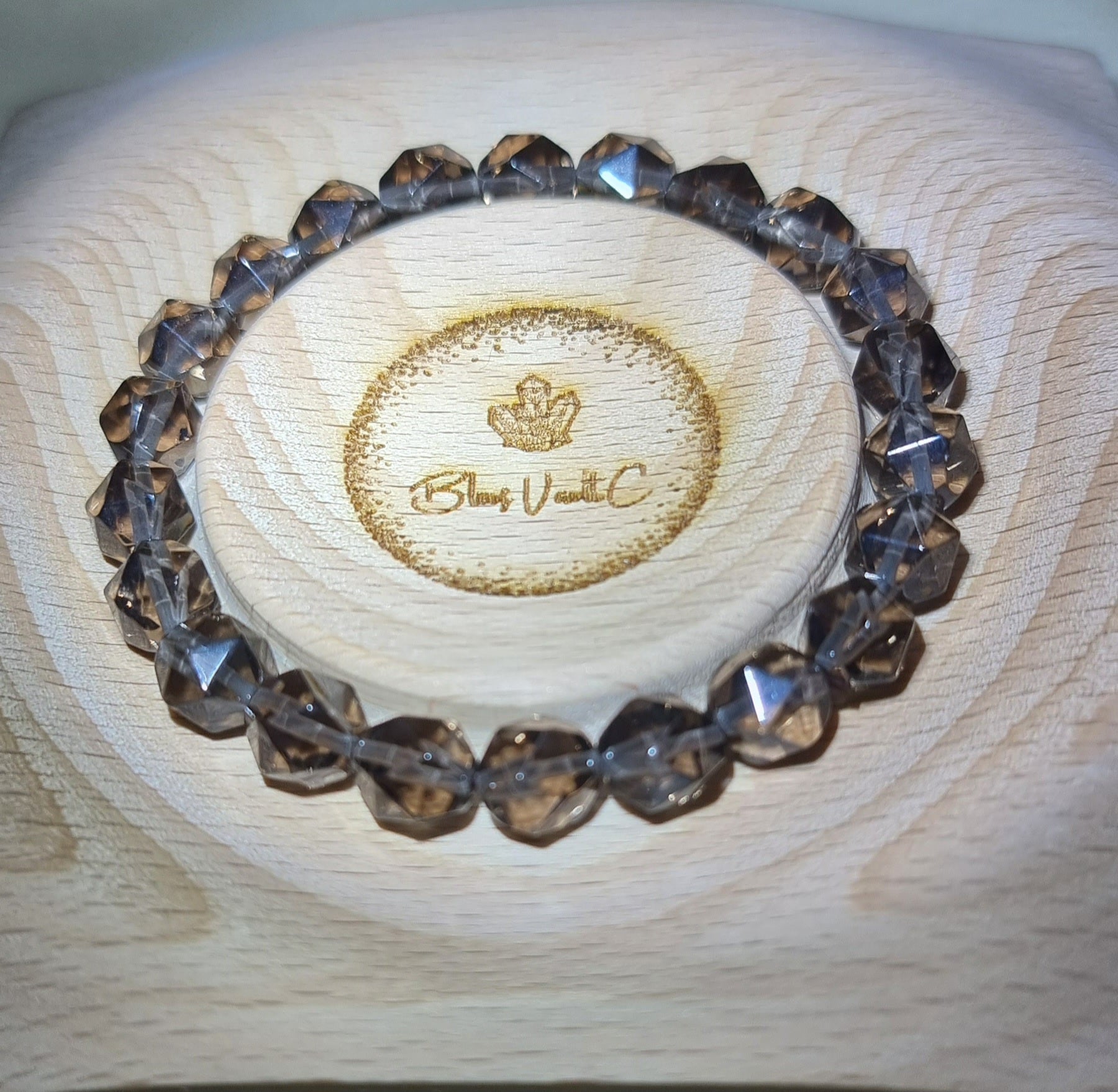 Ice Obsidian Faceted 7.5mm 冰曜石 - Bleus Vault.C
