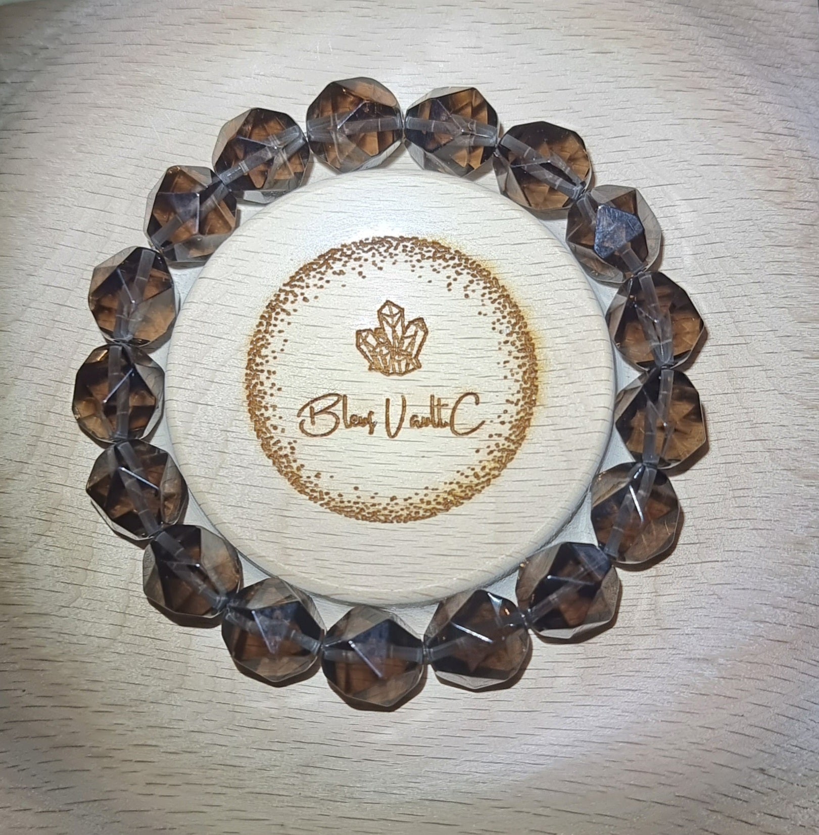 Ice Obsidian Faceted 11mm 冰曜石 - Bleus Vault.C
