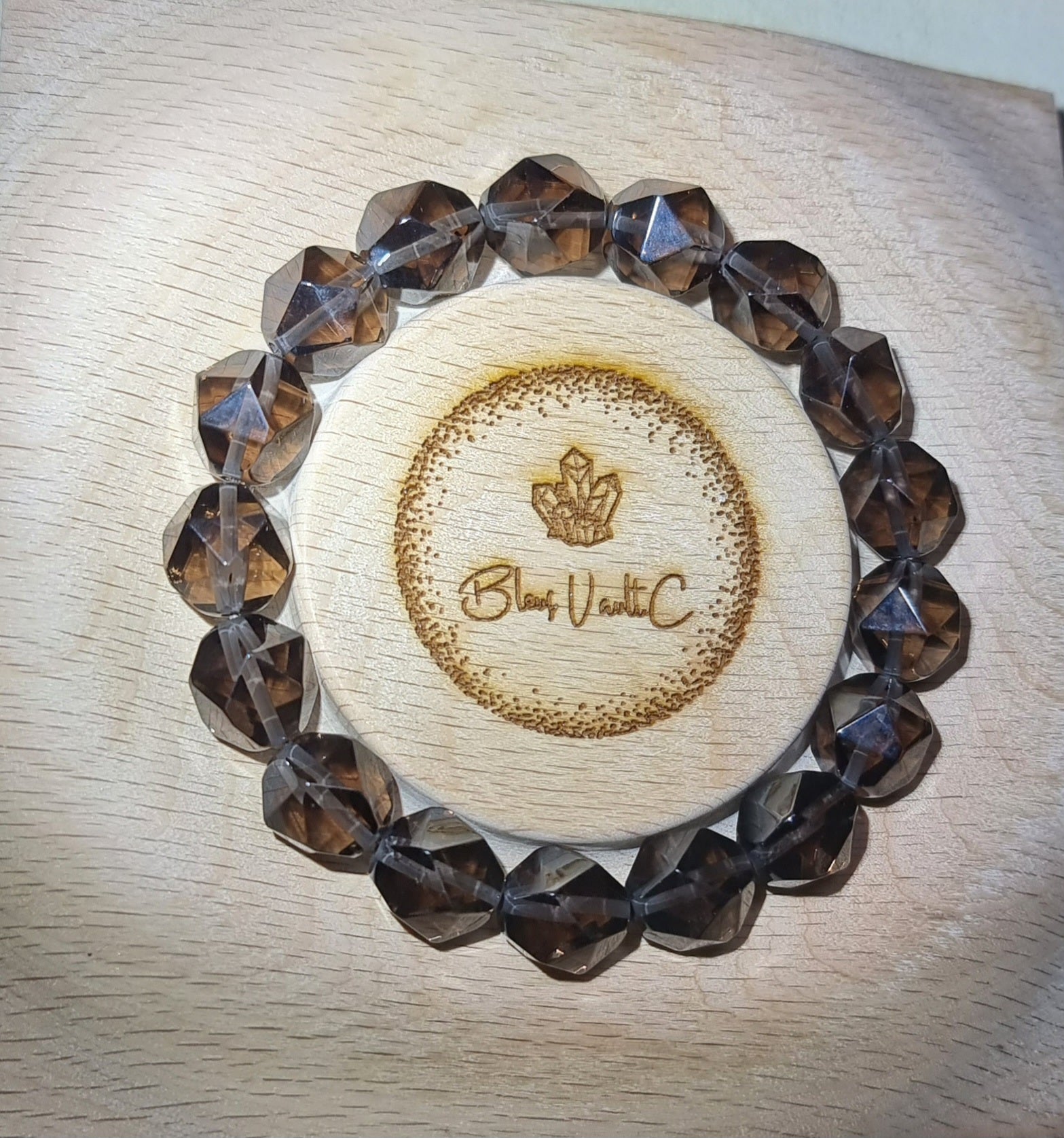 Ice Obsidian Faceted 11mm 冰曜石 - Bleus Vault.C