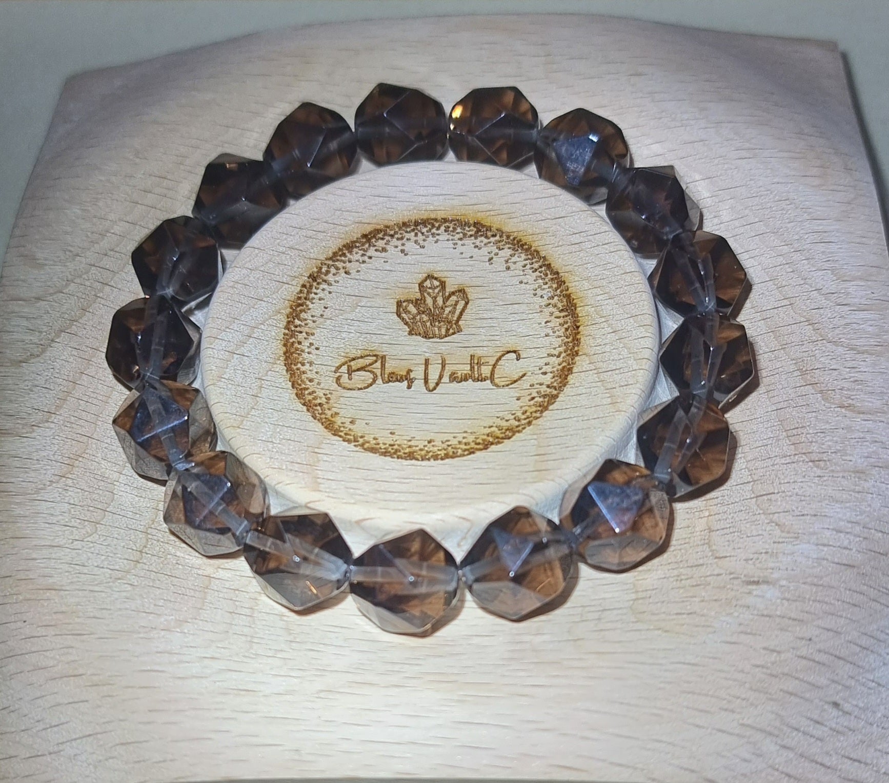 Ice Obsidian Faceted 11mm 冰曜石 - Bleus Vault.C