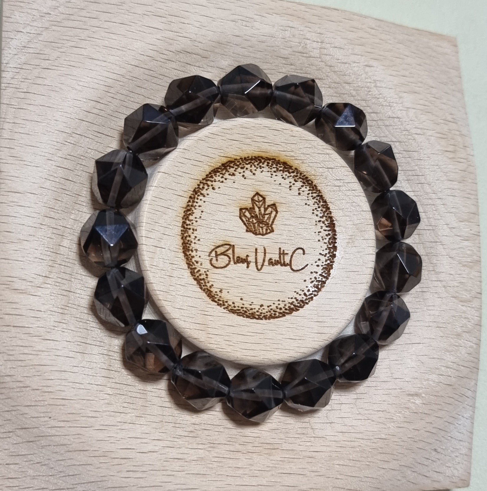 Ice Obsidian Faceted 11mm 冰曜石 - Bleus Vault.C