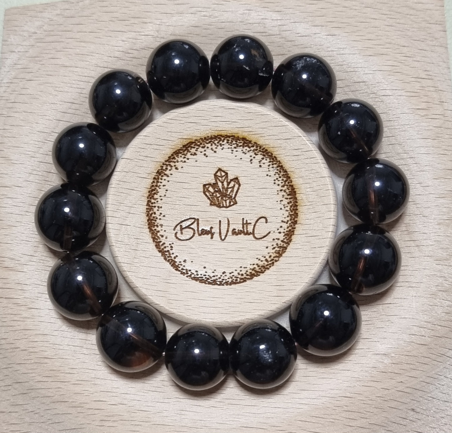 Ice Obsidian Round 10.5, 12, 13 & 16mm 冰曜石 - Bleus Vault.C
