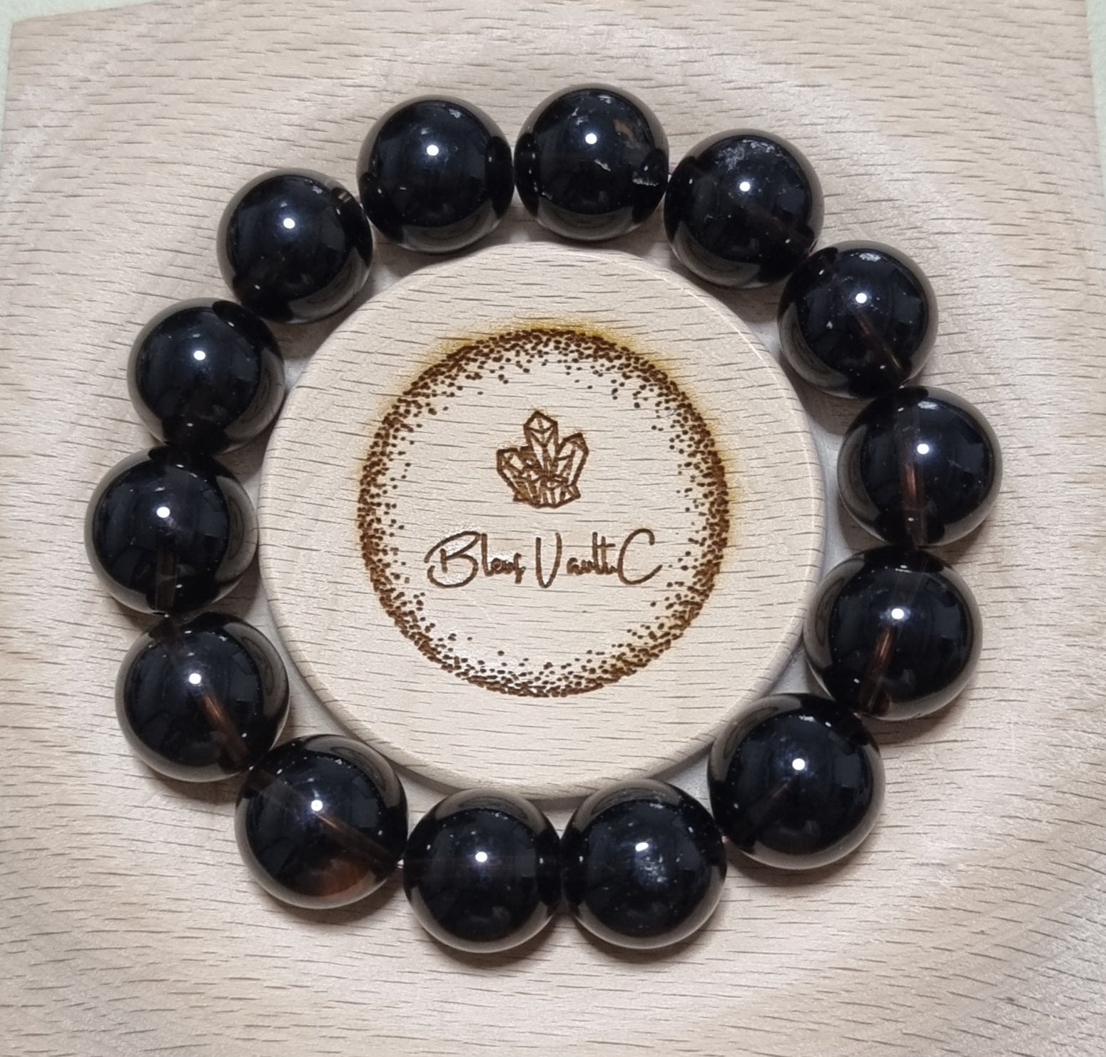 Ice Obsidian Round 10.5, 12, 13 & 16mm 冰曜石 - Bleus Vault.C