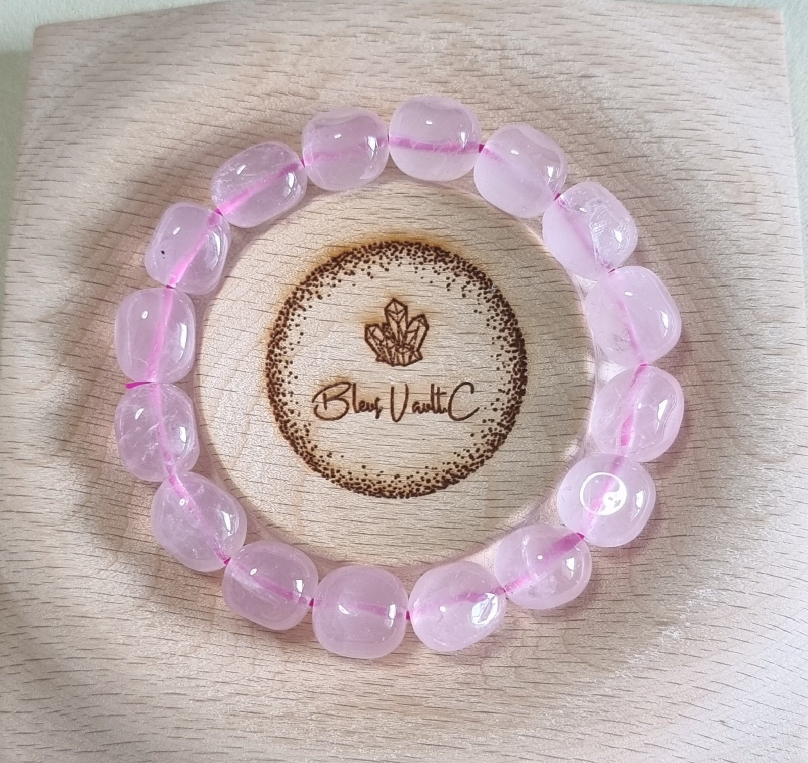 Rose Quartz Oblate Pinky 马粉晶 - Bleus Vault.C