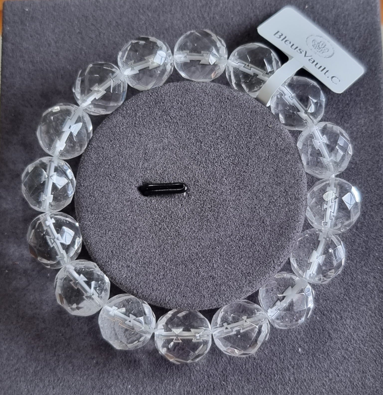 Clear Quartz 78 Faceted Cut 12mm 白水晶 - Bleus Vault.C
