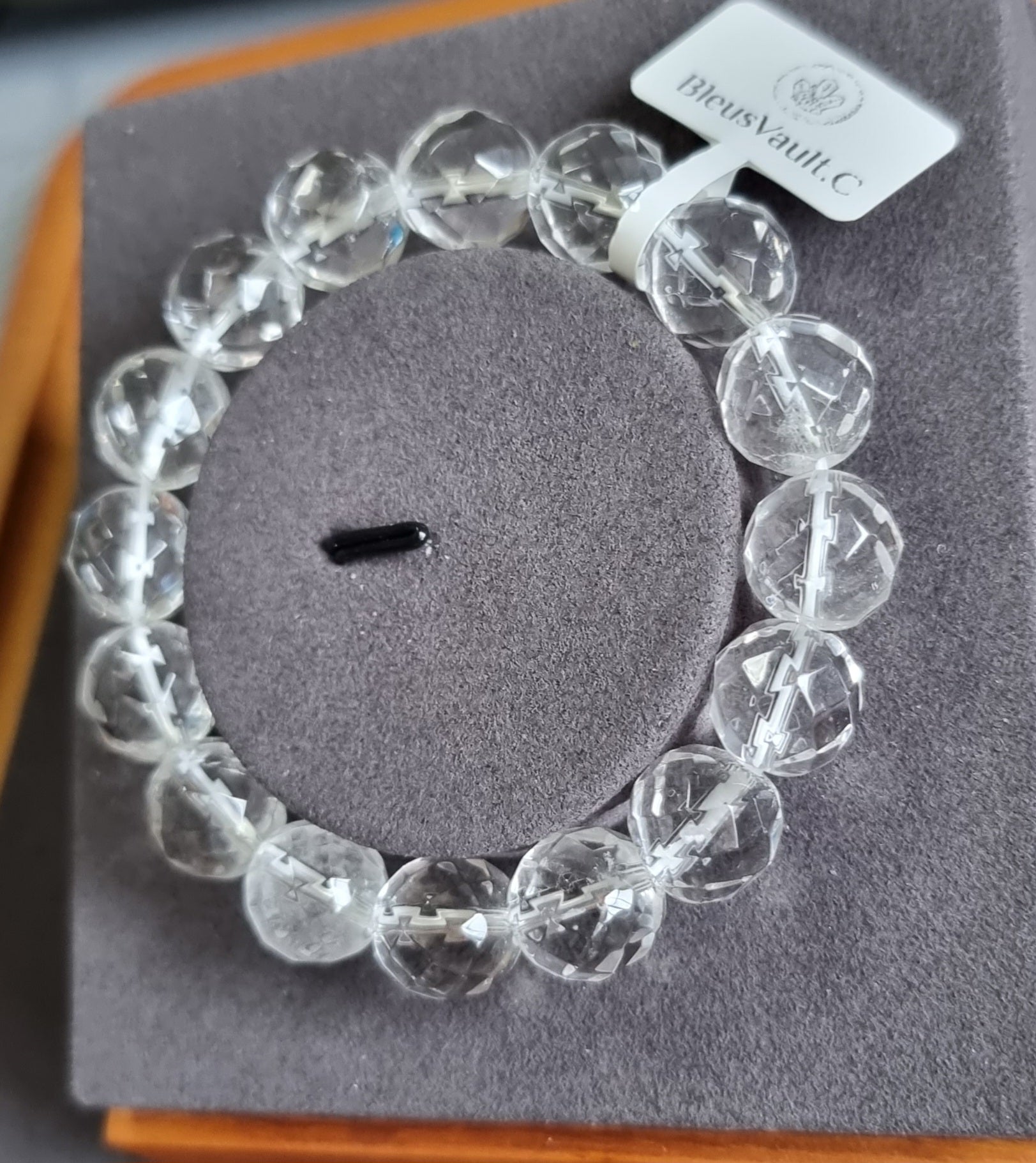 Clear Quartz 78 Faceted Cut 12mm 白水晶 - Bleus Vault.C