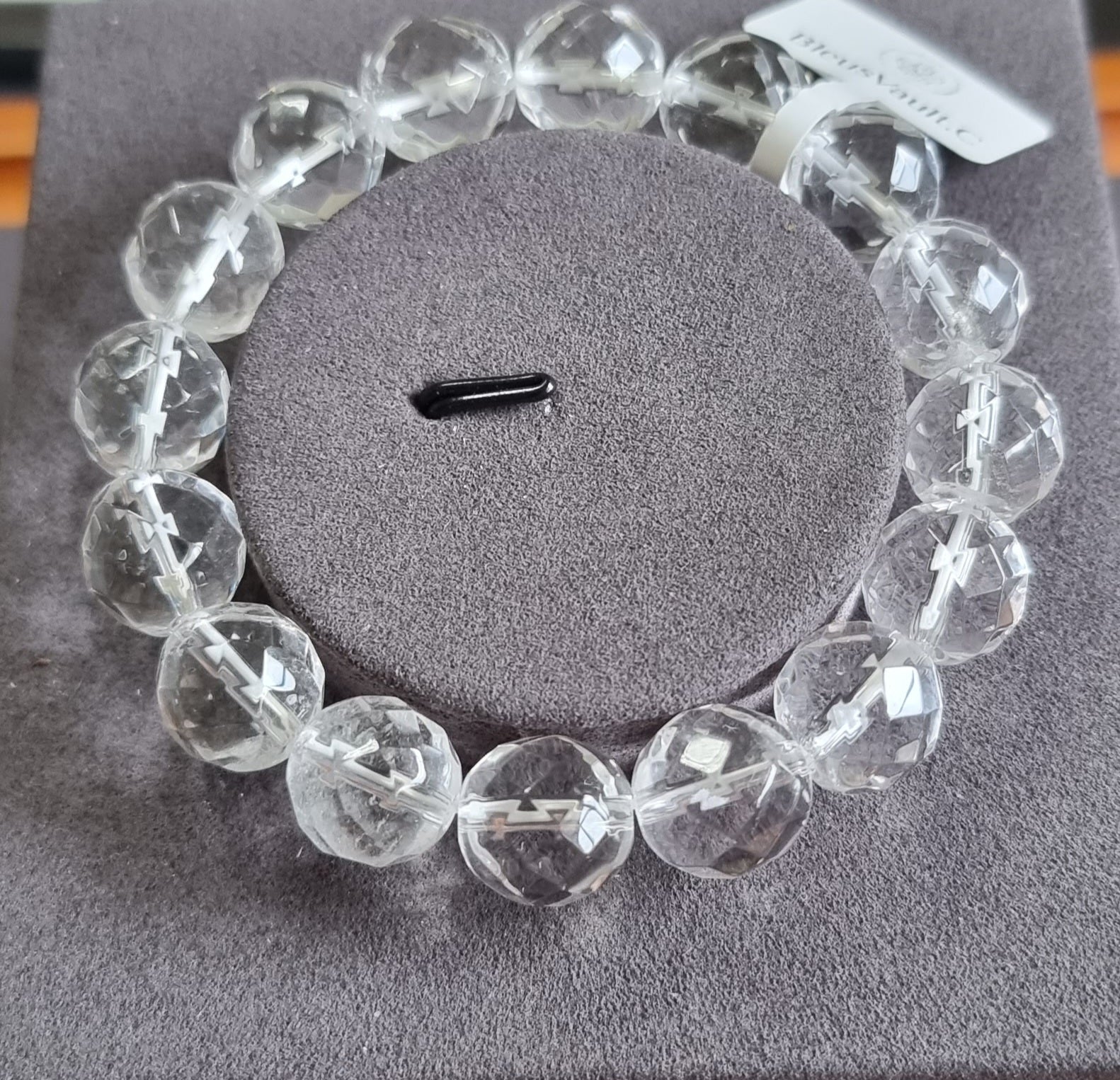 Clear Quartz 78 Faceted Cut 12mm 白水晶 - Bleus Vault.C