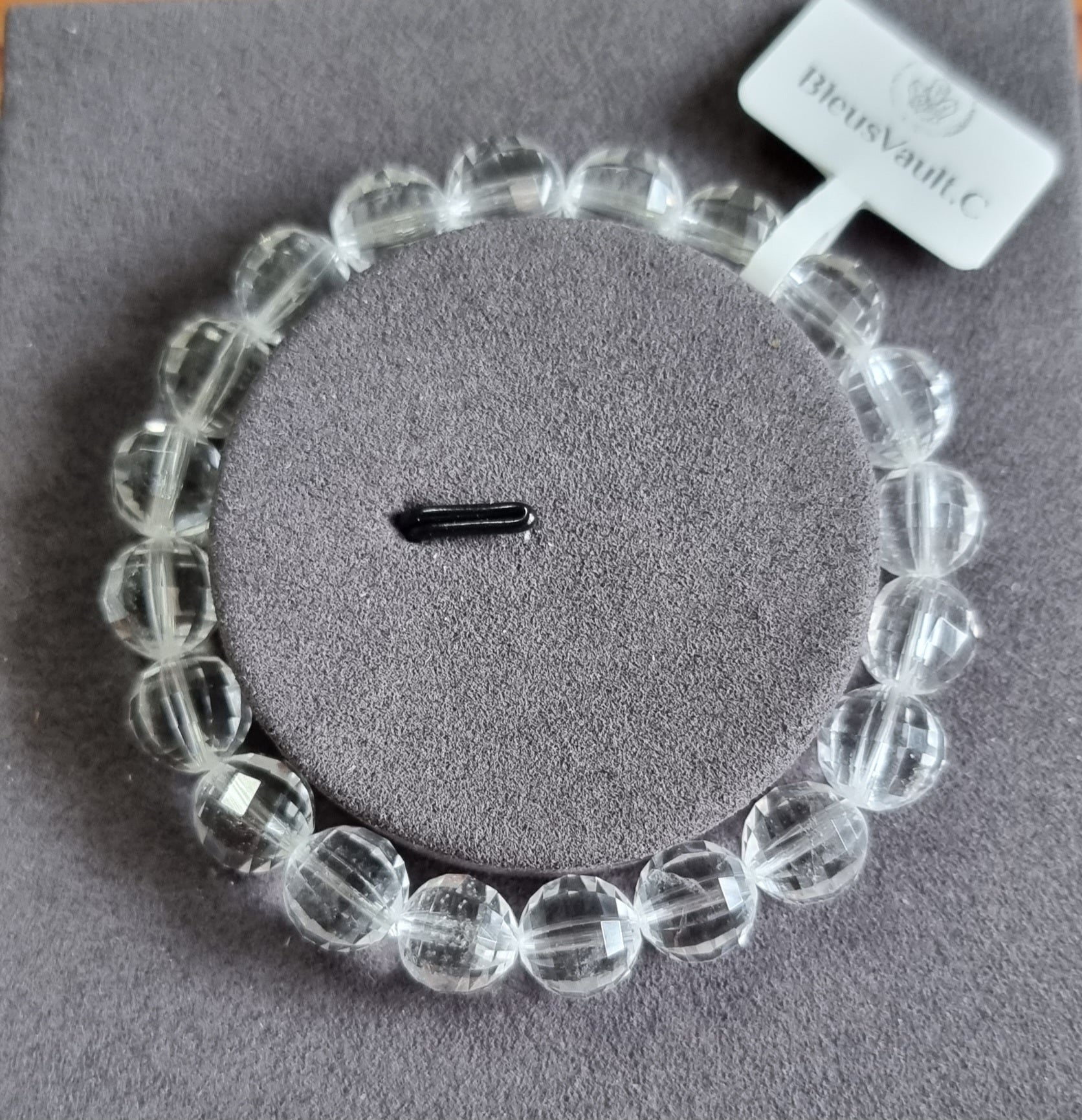 Clear Quartz 108 Faceted Cut 10mm 白水晶 - Bleus Vault.C