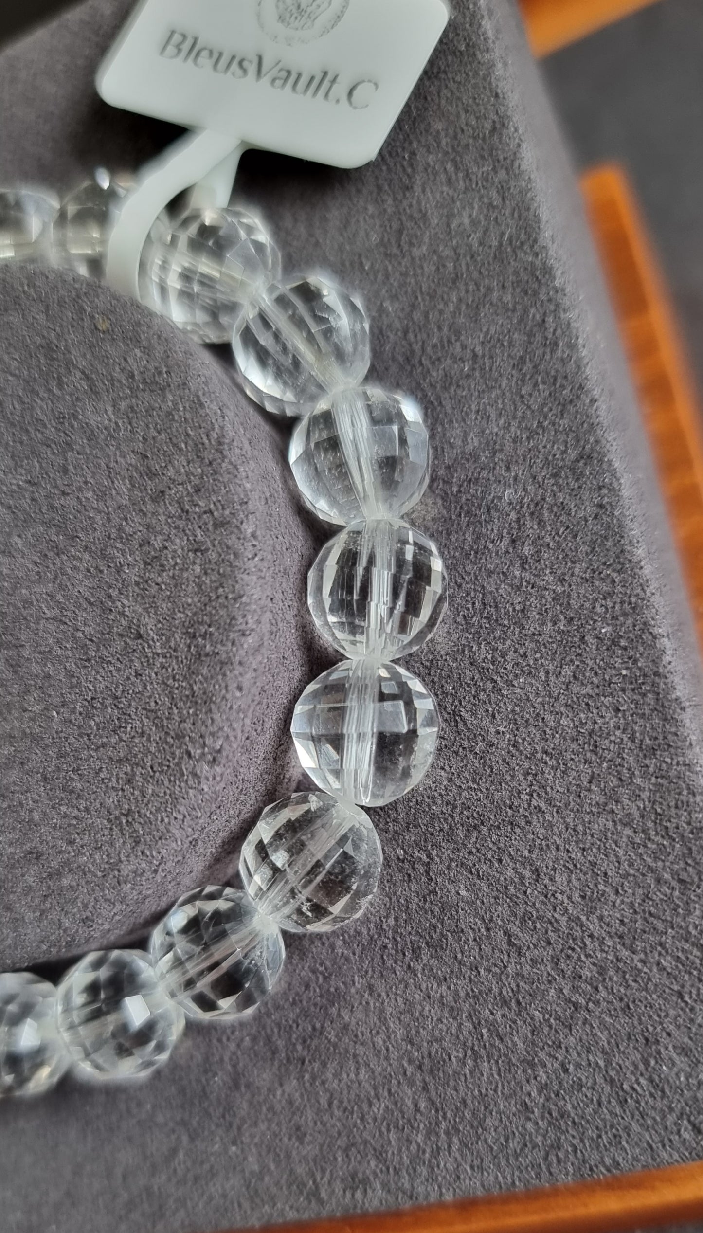 Clear Quartz 108 Faceted Cut 10mm 白水晶 - Bleus Vault.C