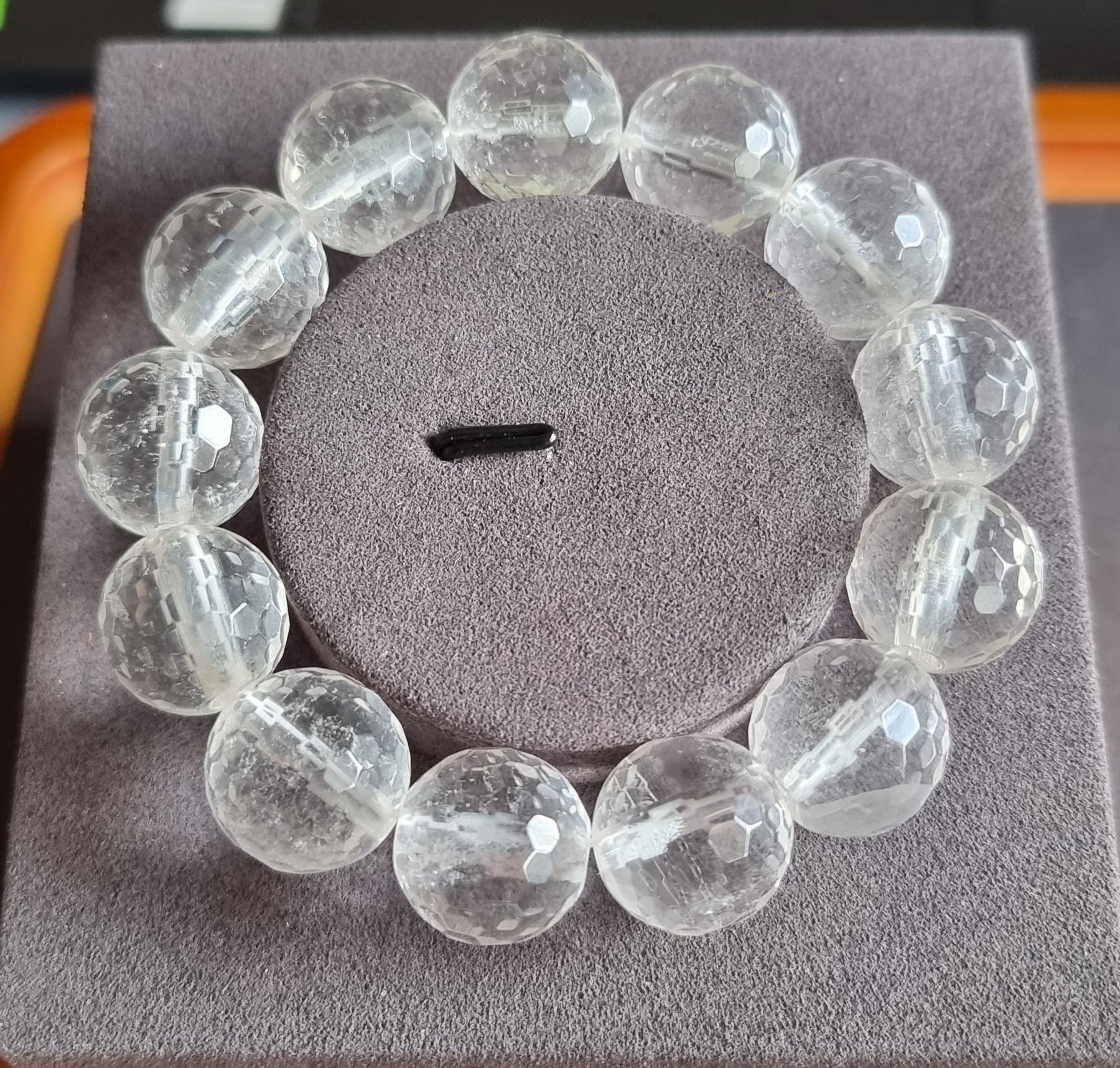 Clear Quartz 108 Faceted Cut 16mm 白水晶 - Bleus Vault.C